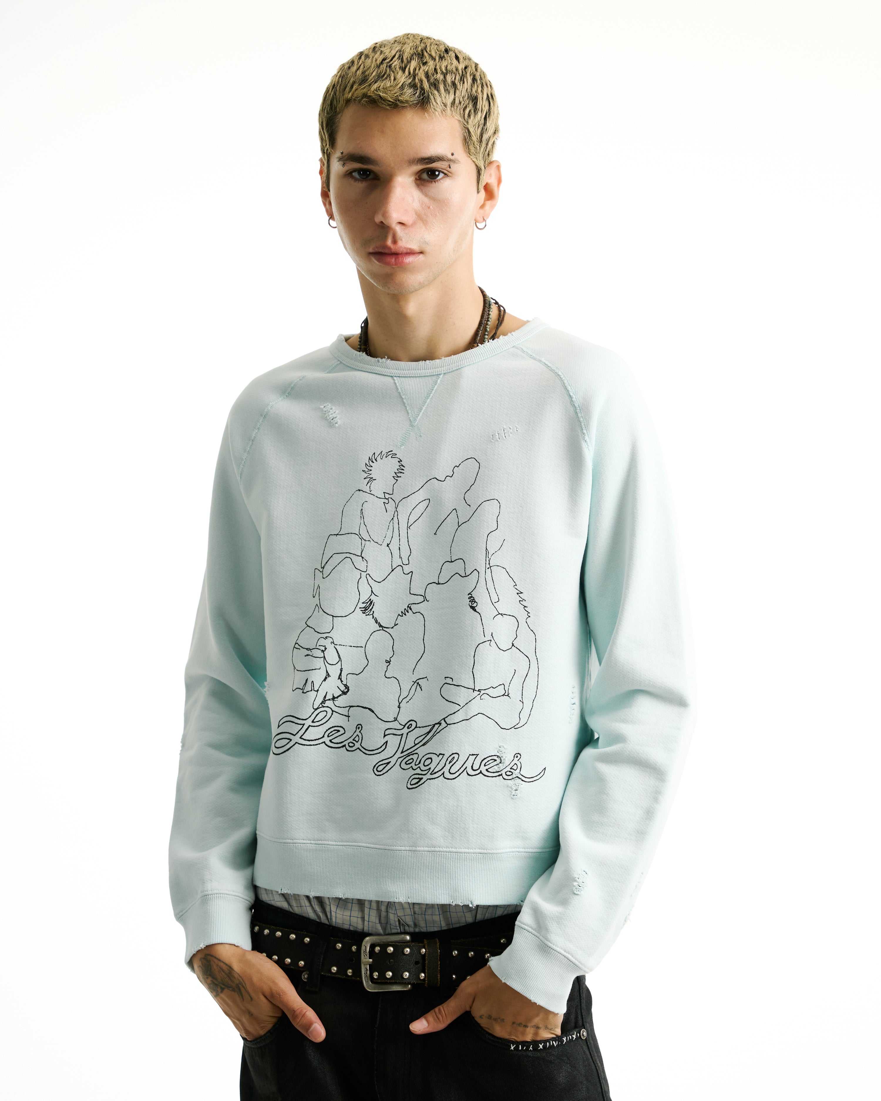 LES VAGUES CREWNECK [ICE]