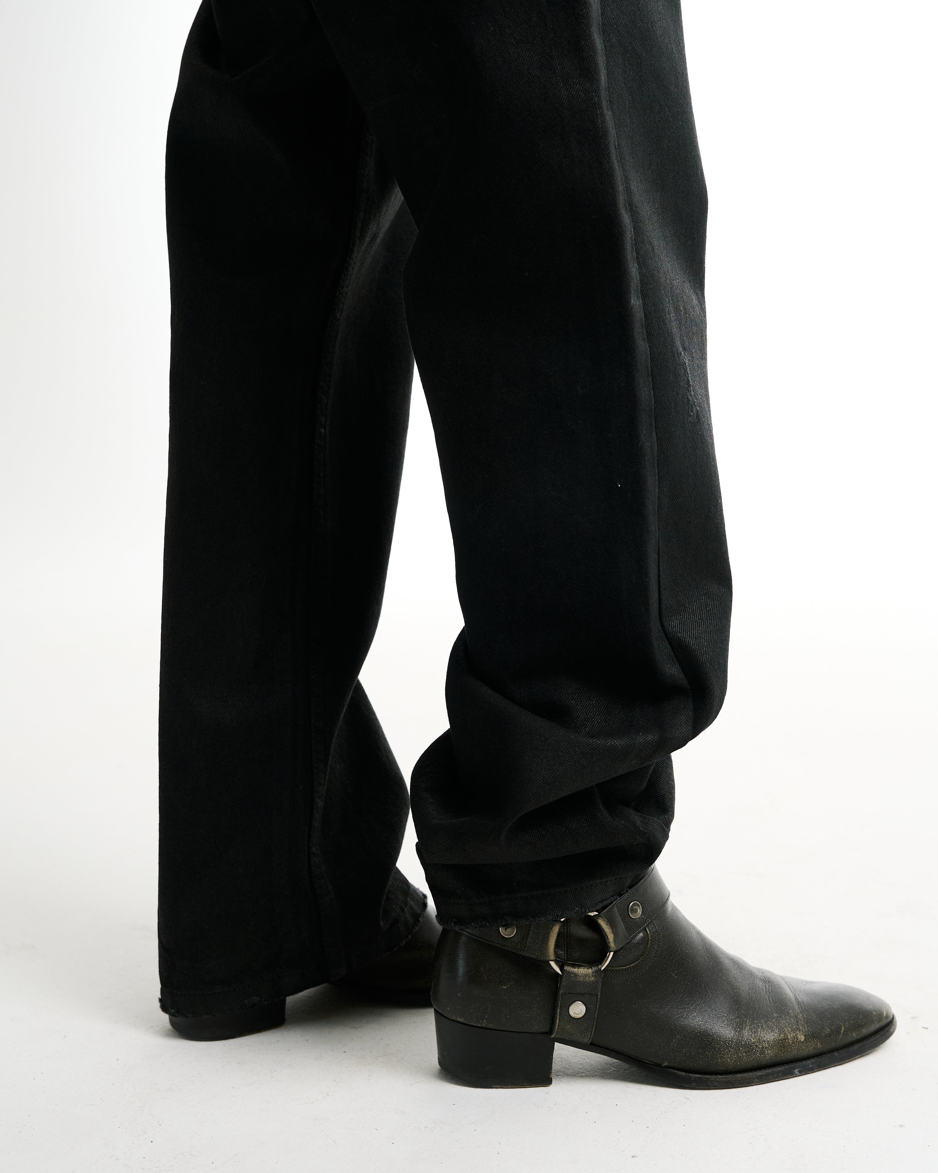 STUDIO DENIM [WAXED BLACK]