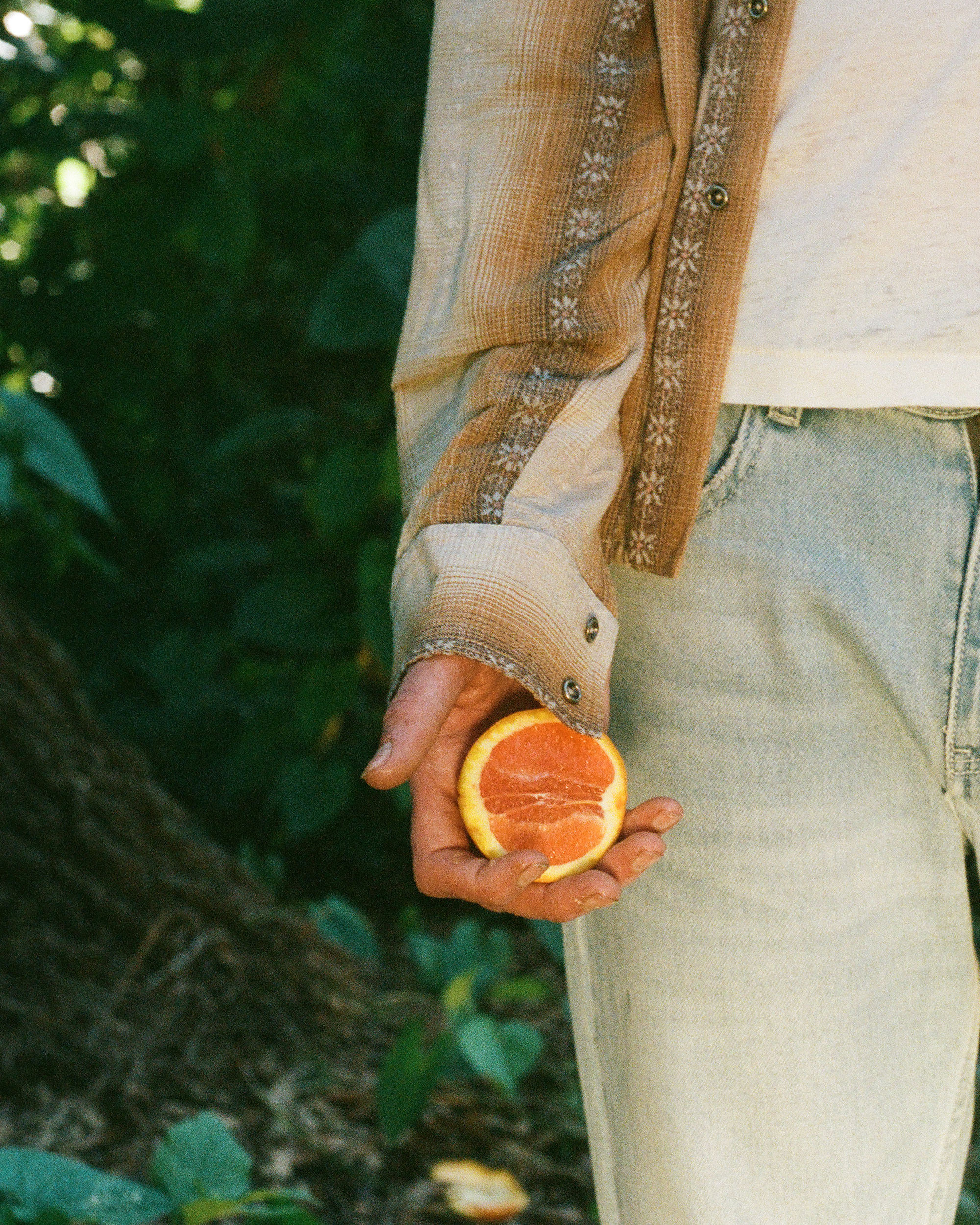 FLOWER CHILD FLANNEL [WHEAT]