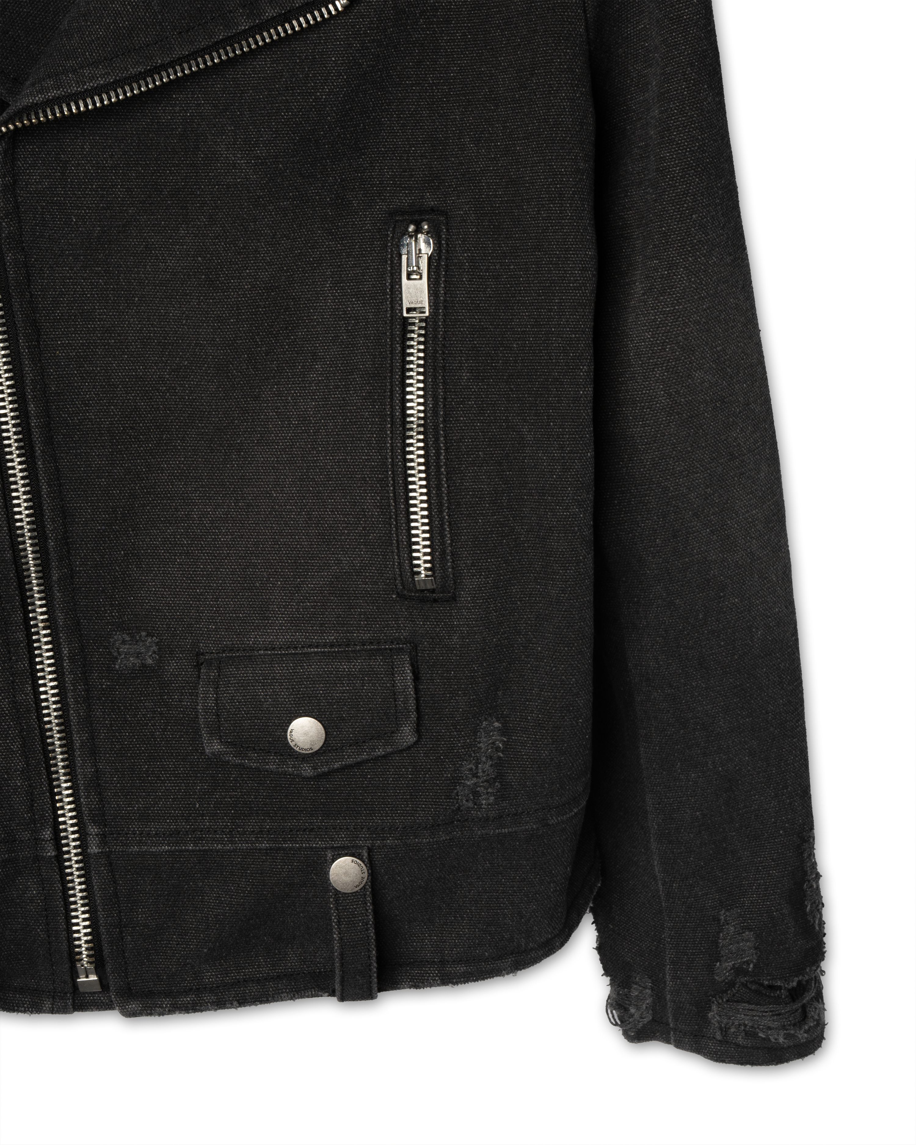 CANVAS BIKER JACKET [SUNBEAT]