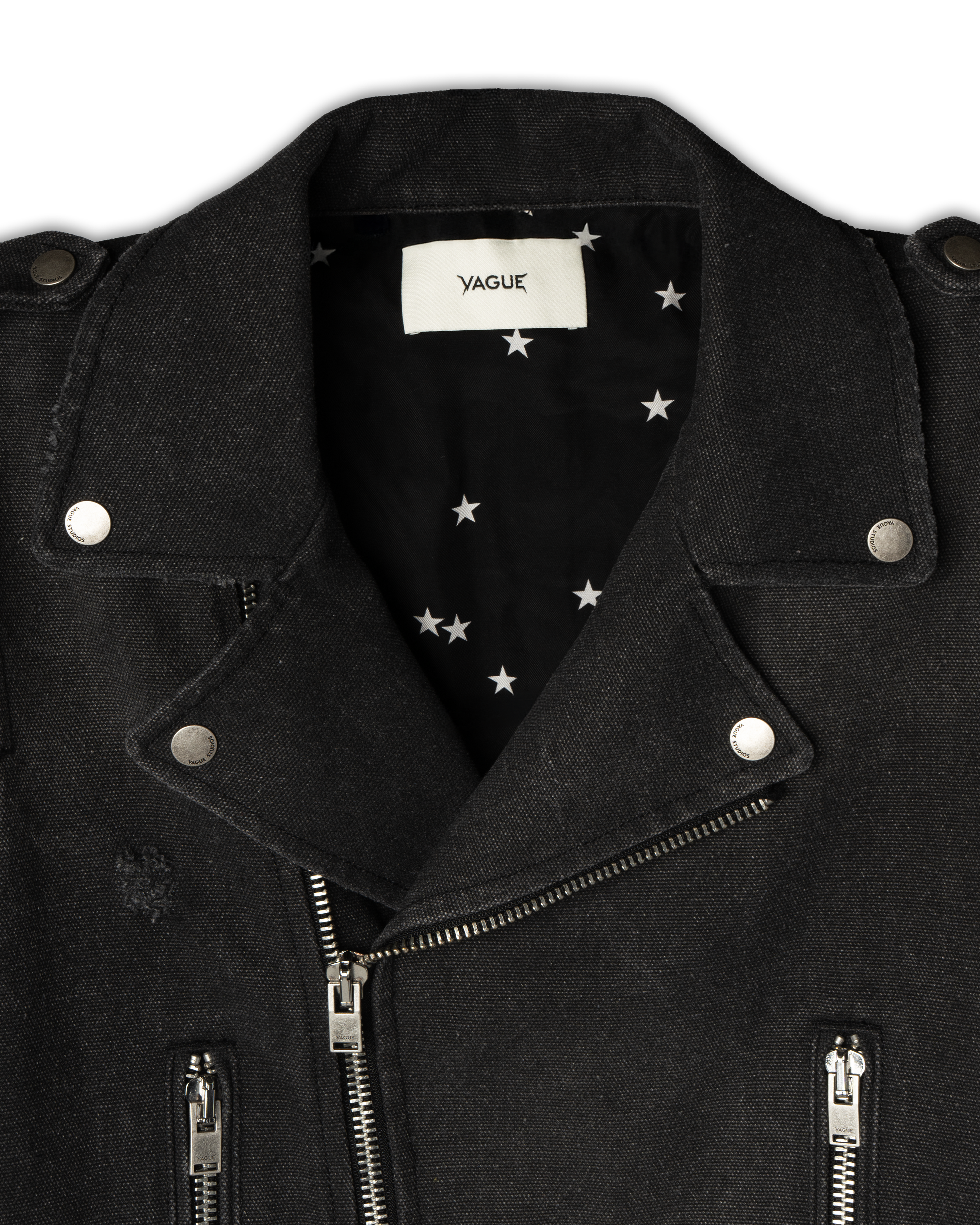 CANVAS BIKER JACKET [SUNBEAT]