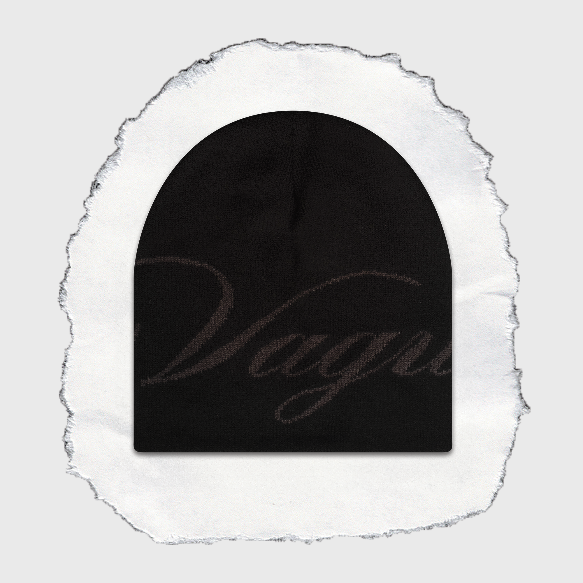 CALLIGRAPHY BEANIE [BLACK]