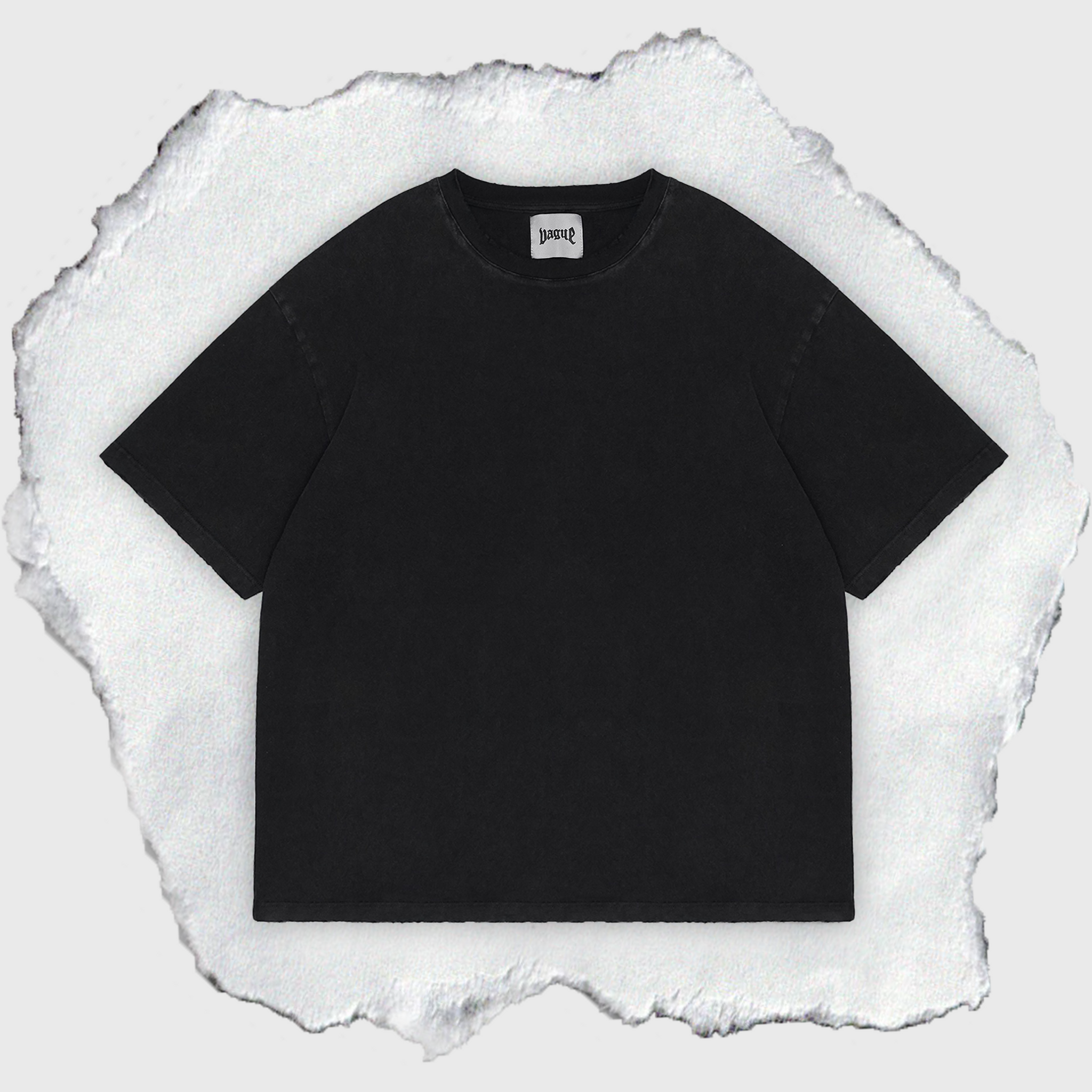 BLANK TEE [VINTAGE BLACK]