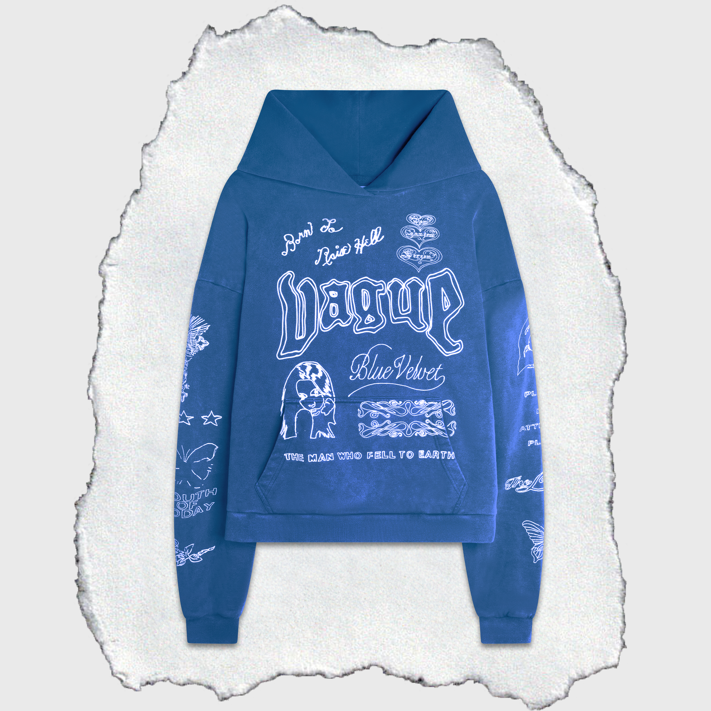 SKIN DEEP HOODIE [BLUE]