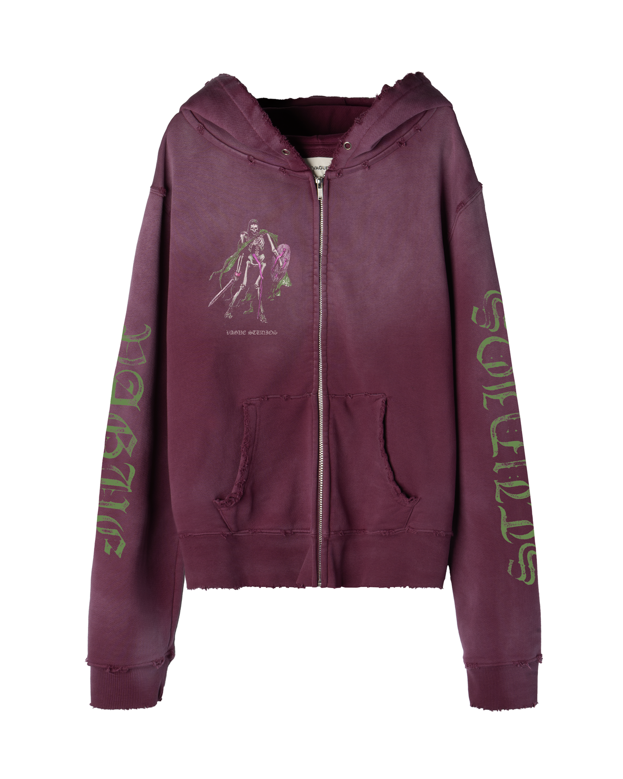 BONES ZIP UP [SUNBEAT PLUM] – VAGUE Studios