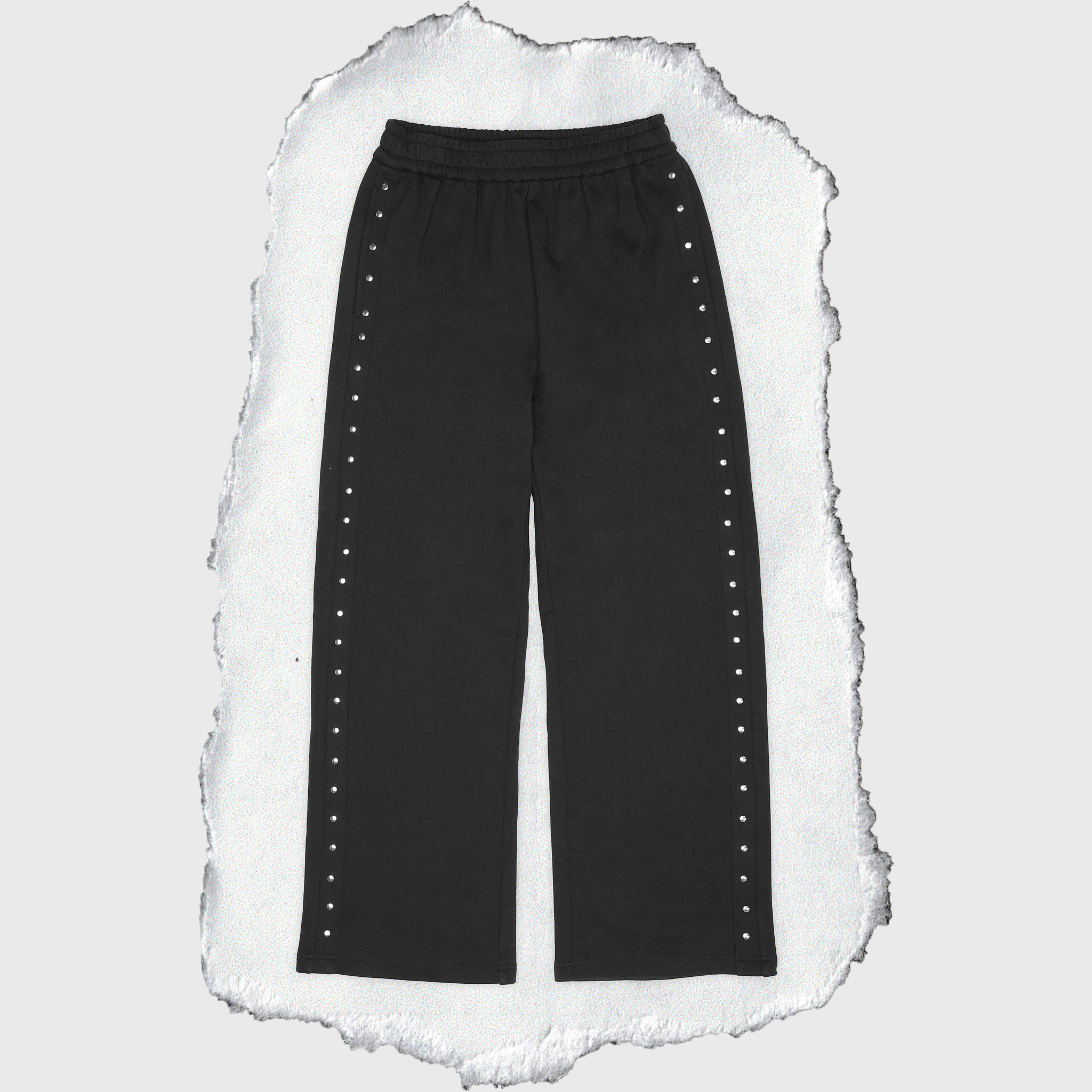 BORE STUDDED SWEATPANTS [BLACK]