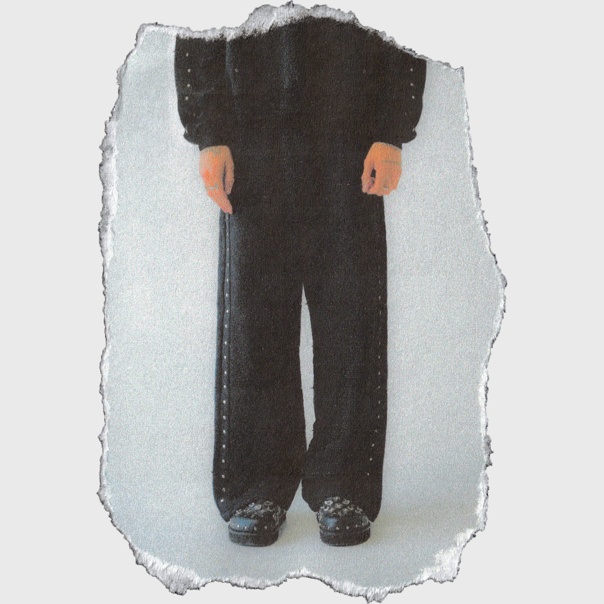 BORE STUDDED SWEATPANTS [BLACK]