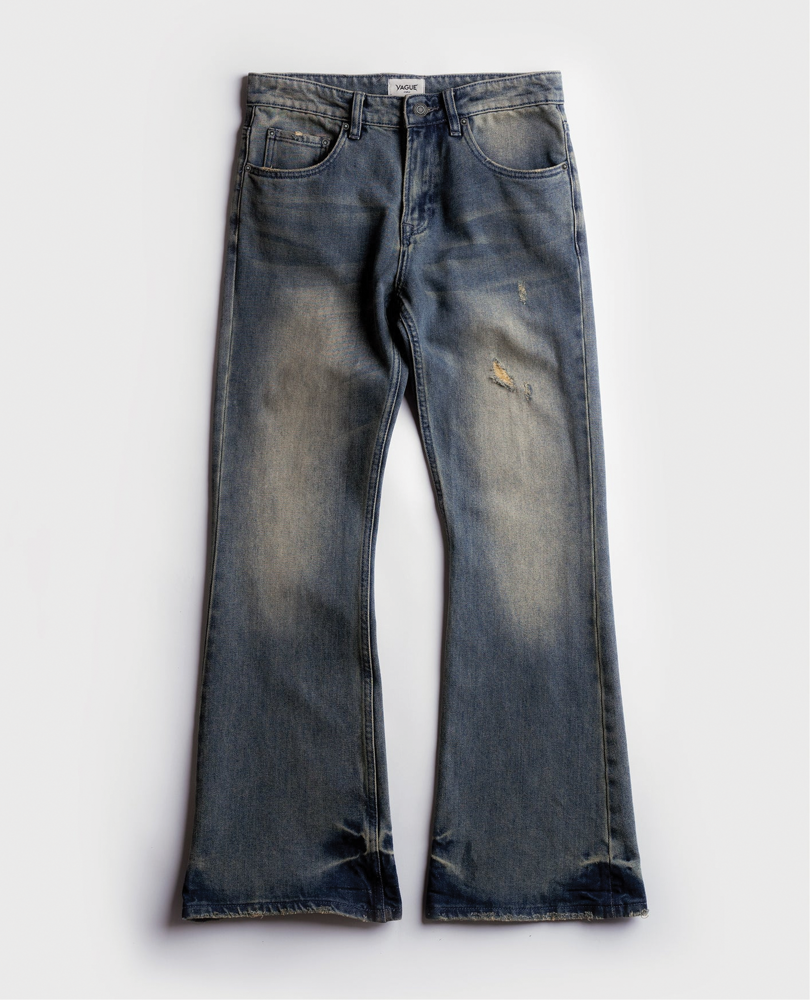 CIGARETTE BOOTCUT DENIM [BRUISED]