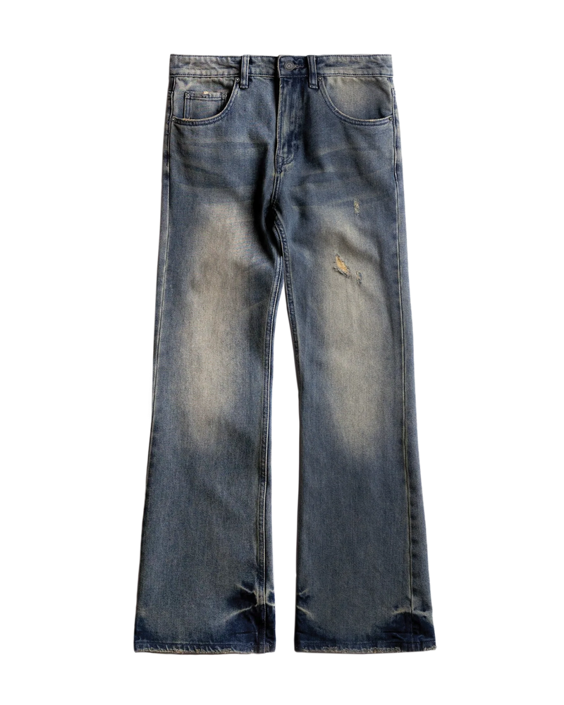 CIGARETTE BOOTCUT DENIM [BRUISED]