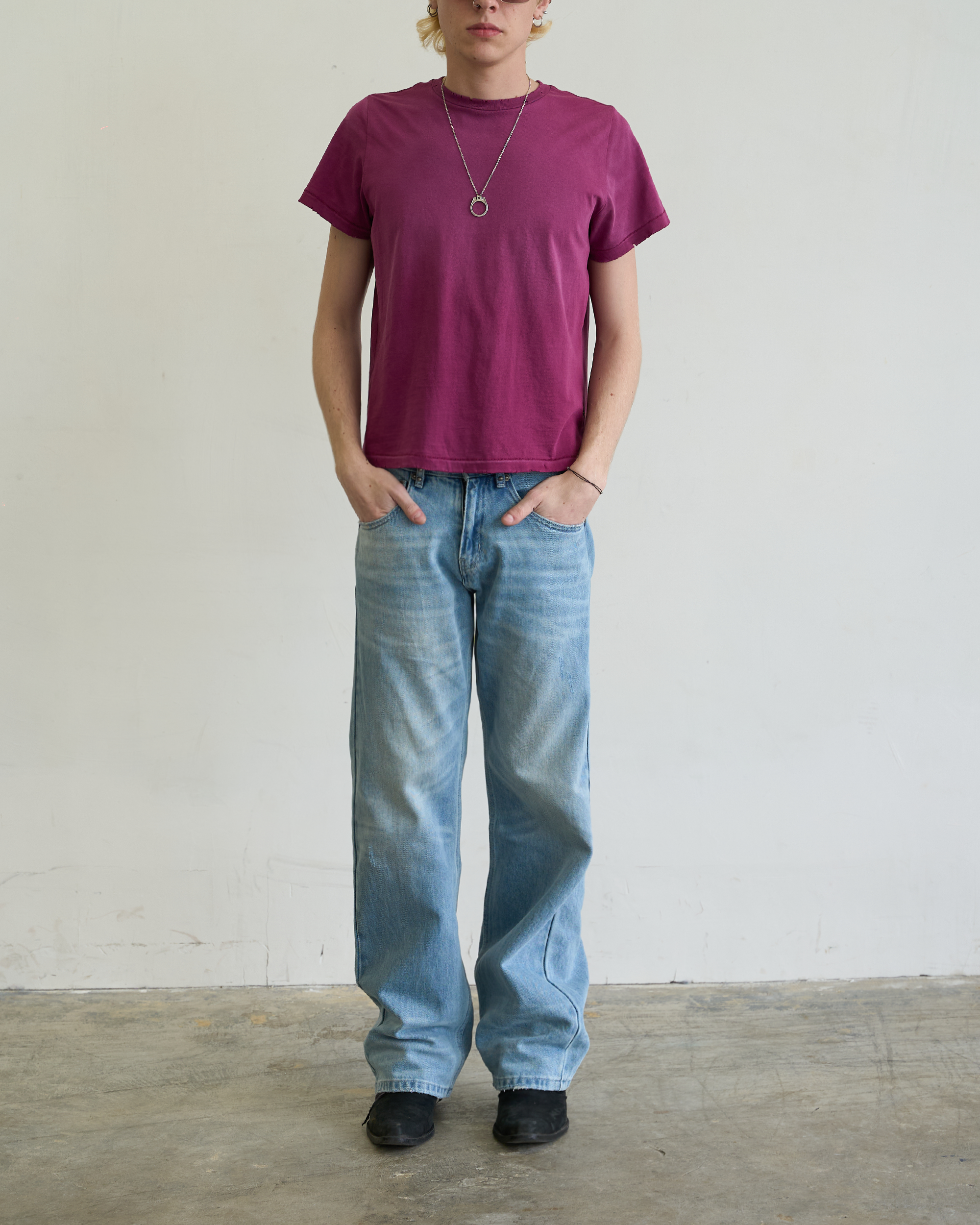 BEATNIK TEE [SUNBEAT PLUM]