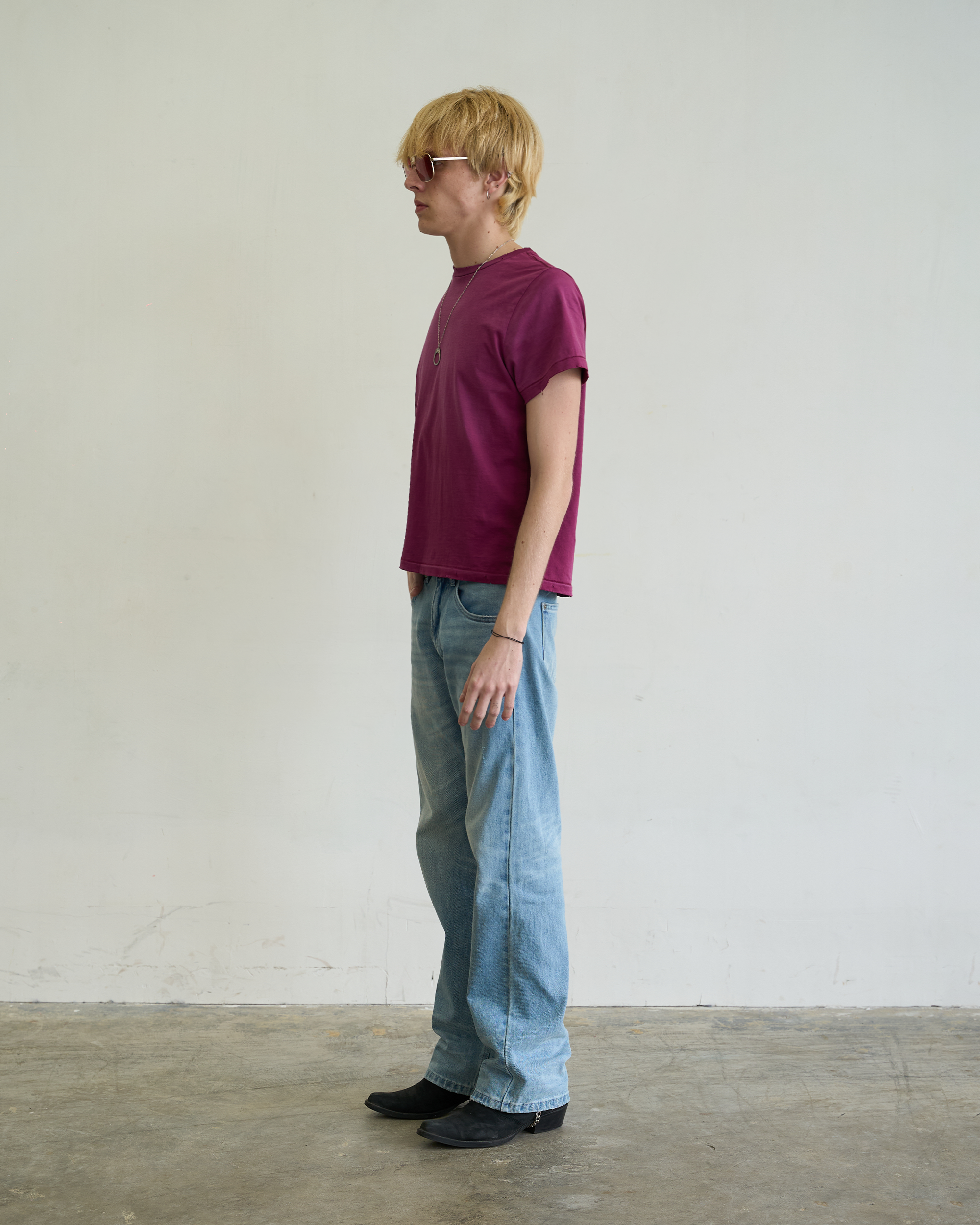 BEATNIK TEE [SUNBEAT PLUM]