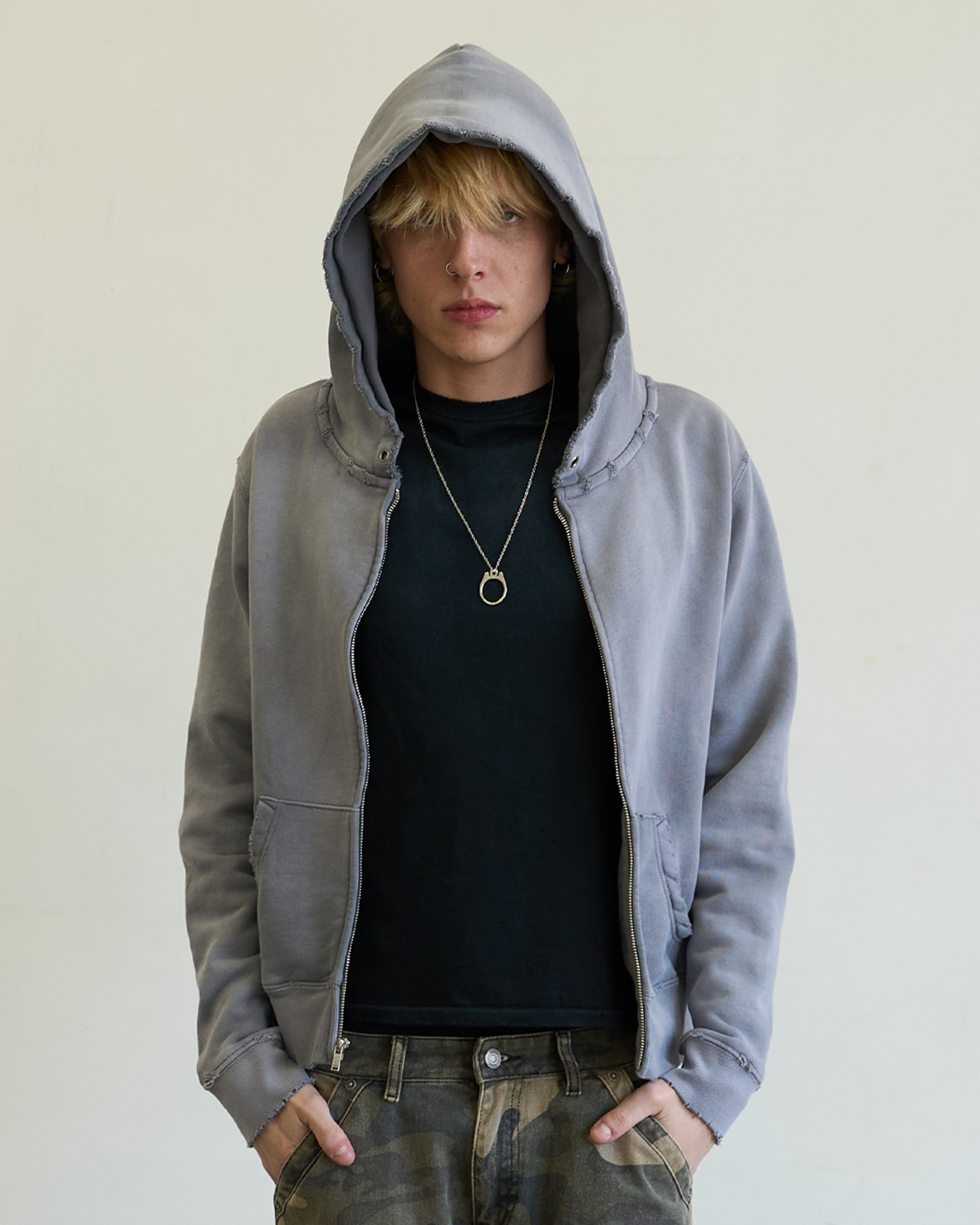 STUDIO ZIP-UP [SUNBEAT GREY]