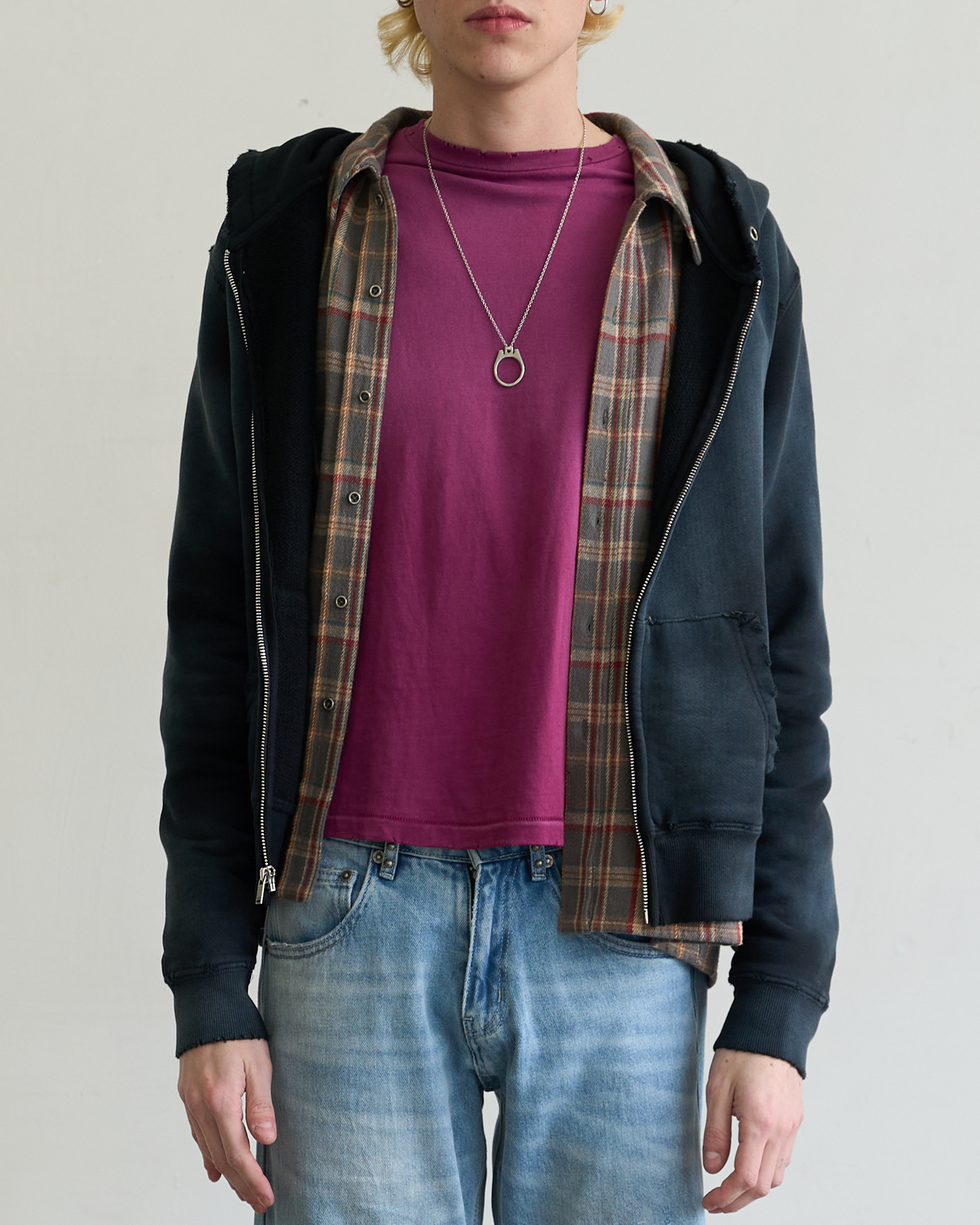 STUDIO ZIP-UP [SUNBEAT BLACK]