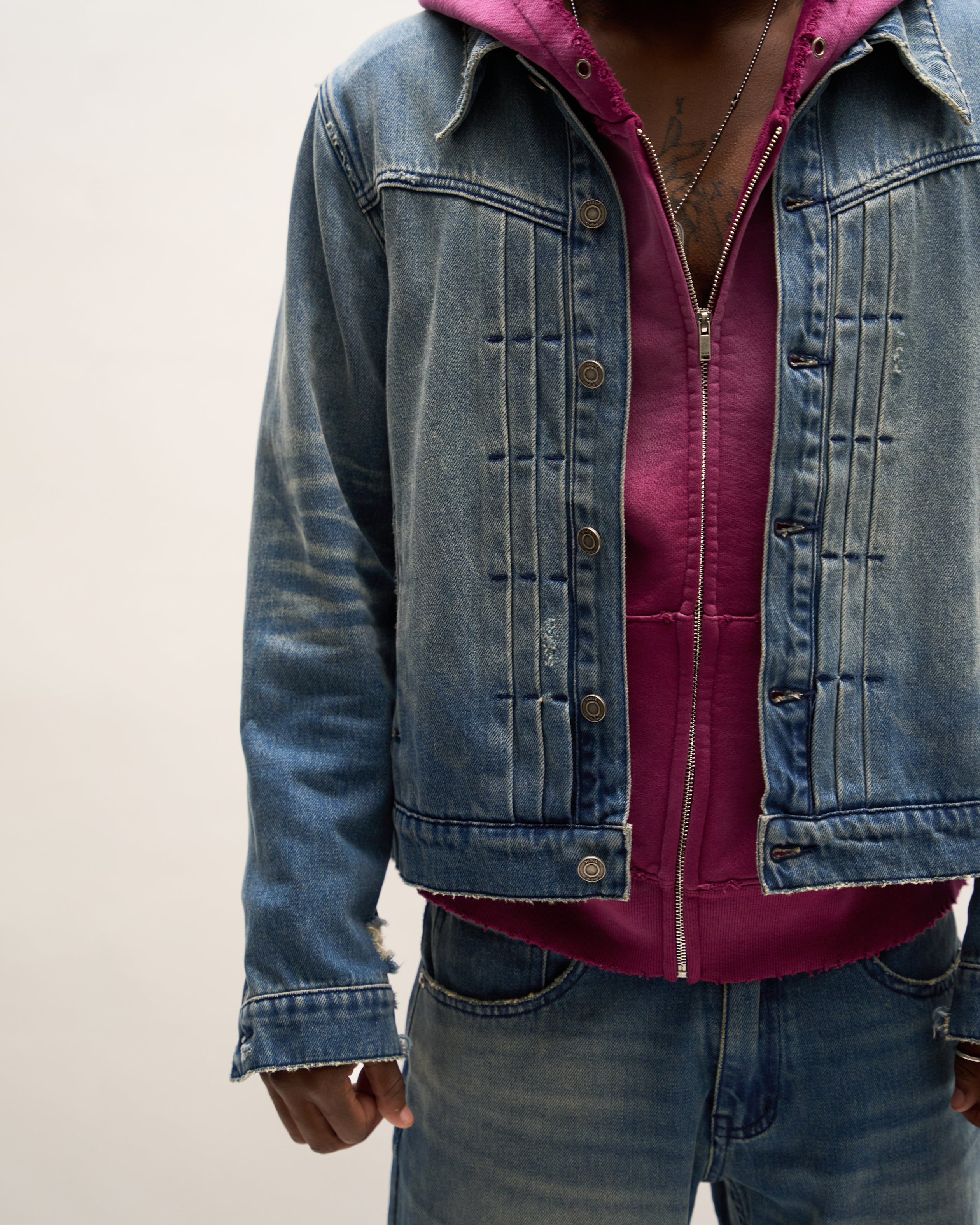 TYPE 1 DENIM JACKET [STONES' WASH]