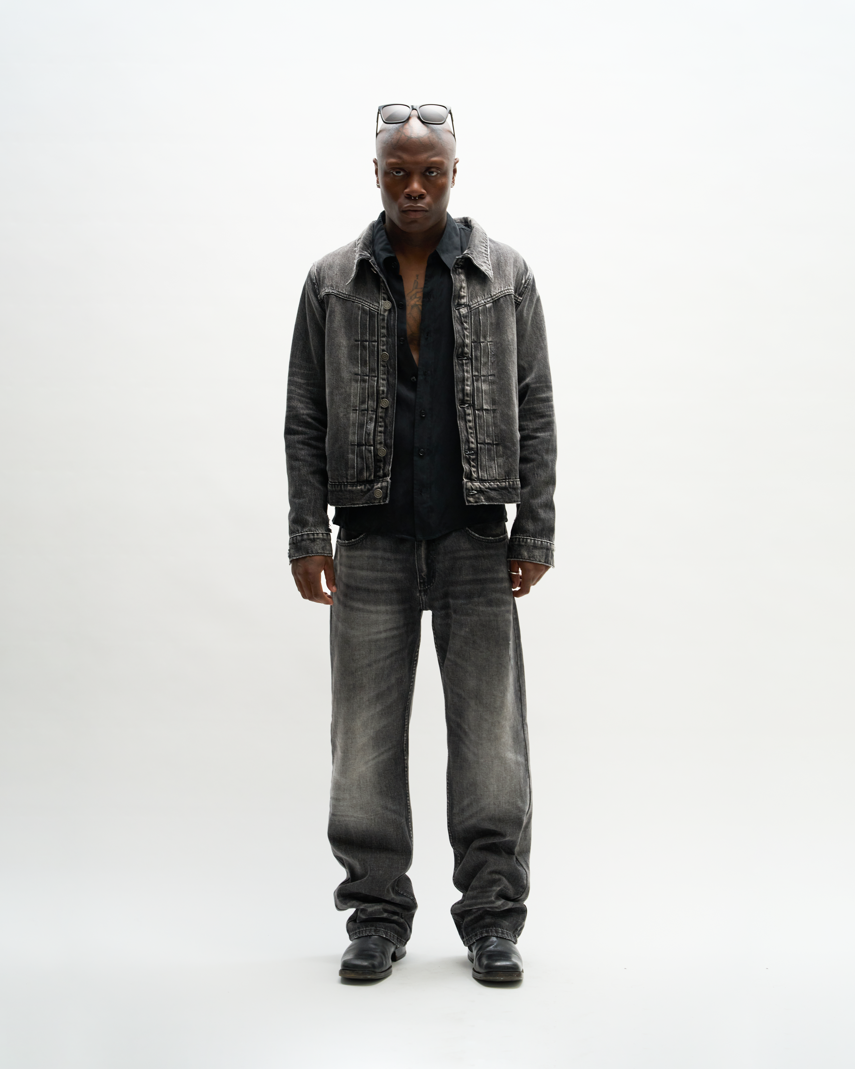 TYPE 1 DENIM JACKET [ASPHALT]