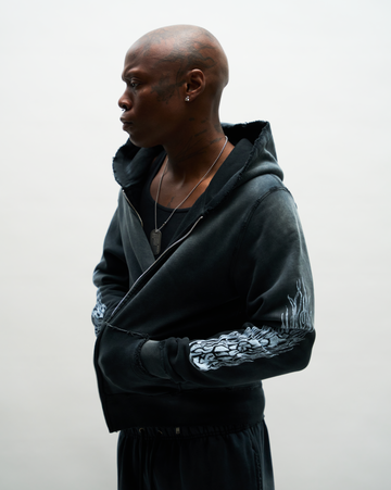 THRASH ZIP-UP [SUNBEAT BLACK] – VAGUE Studios