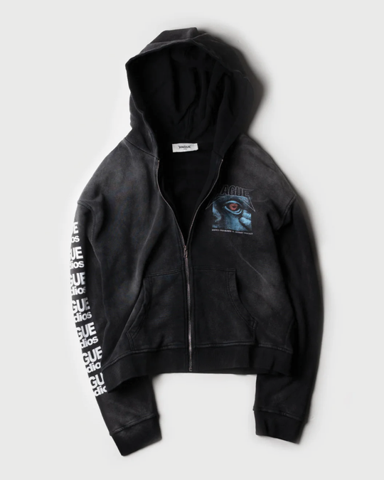 FADING PLEASURES ZIP UP [SUNBEAT BLACK] – VAGUE Studios
