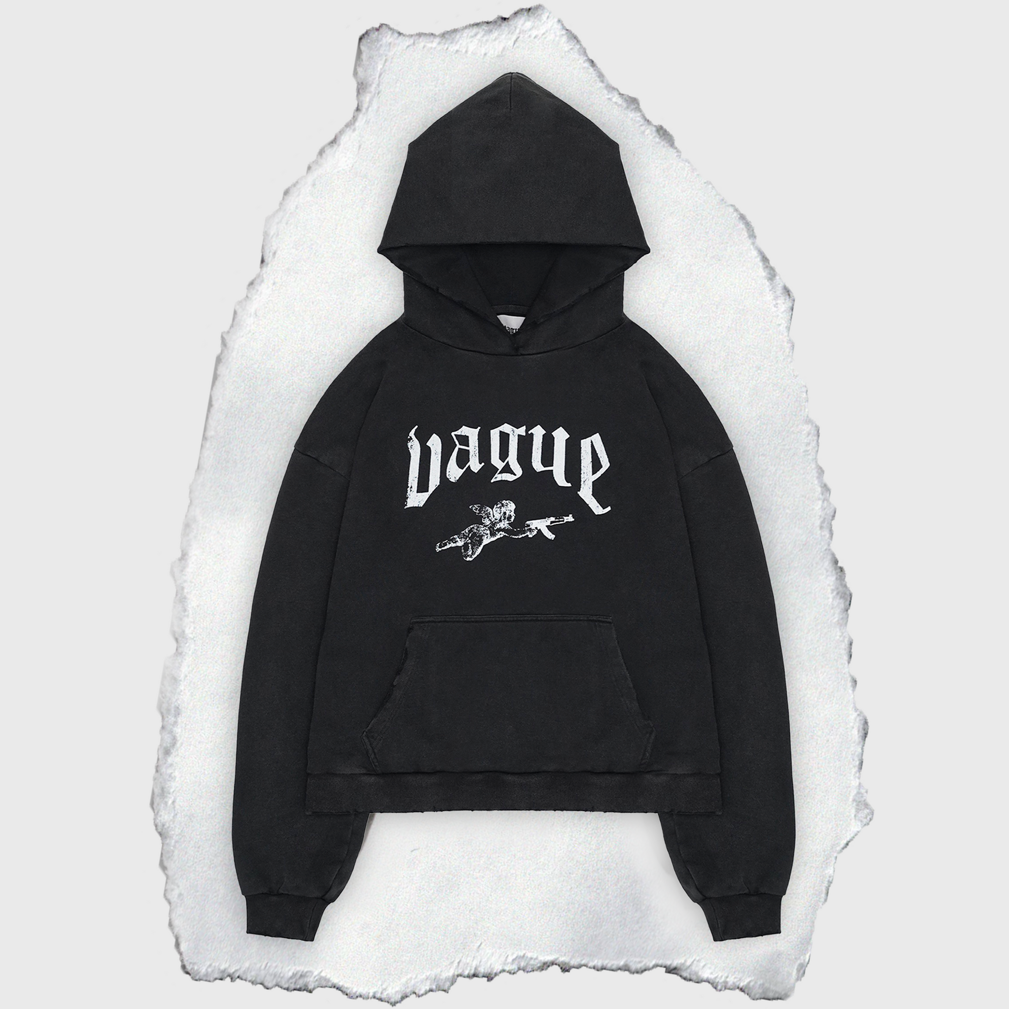 GUARDIAN ANGEL HOODIE [VINTAGE BLACK]