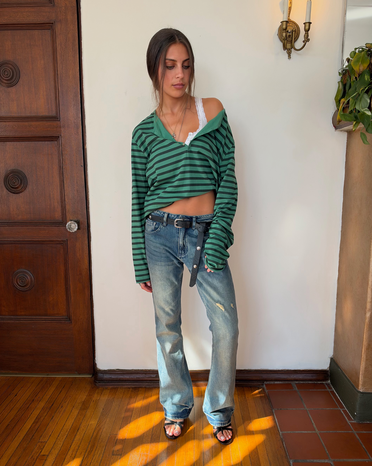 STRIPED HENLEY [CLOVER]