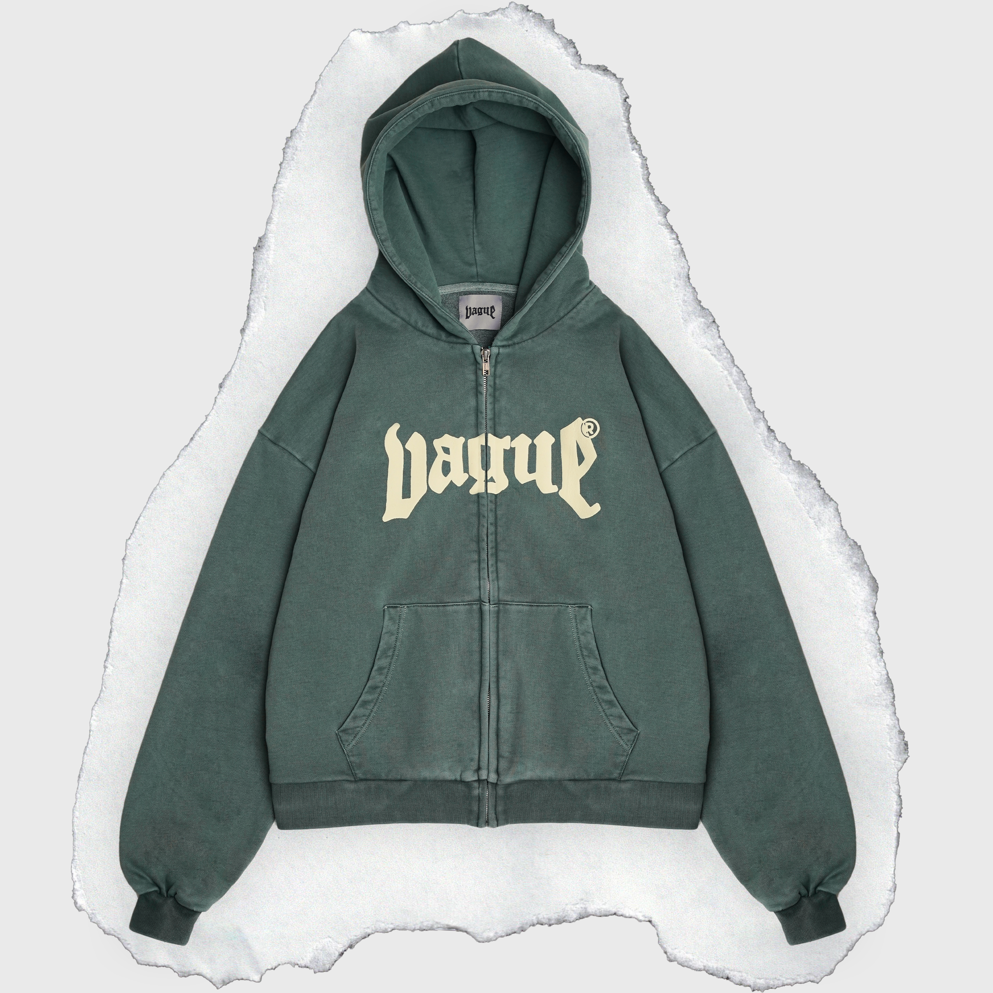 VINTAGE ESSENTIALS ZIP-UP [ARMY]
