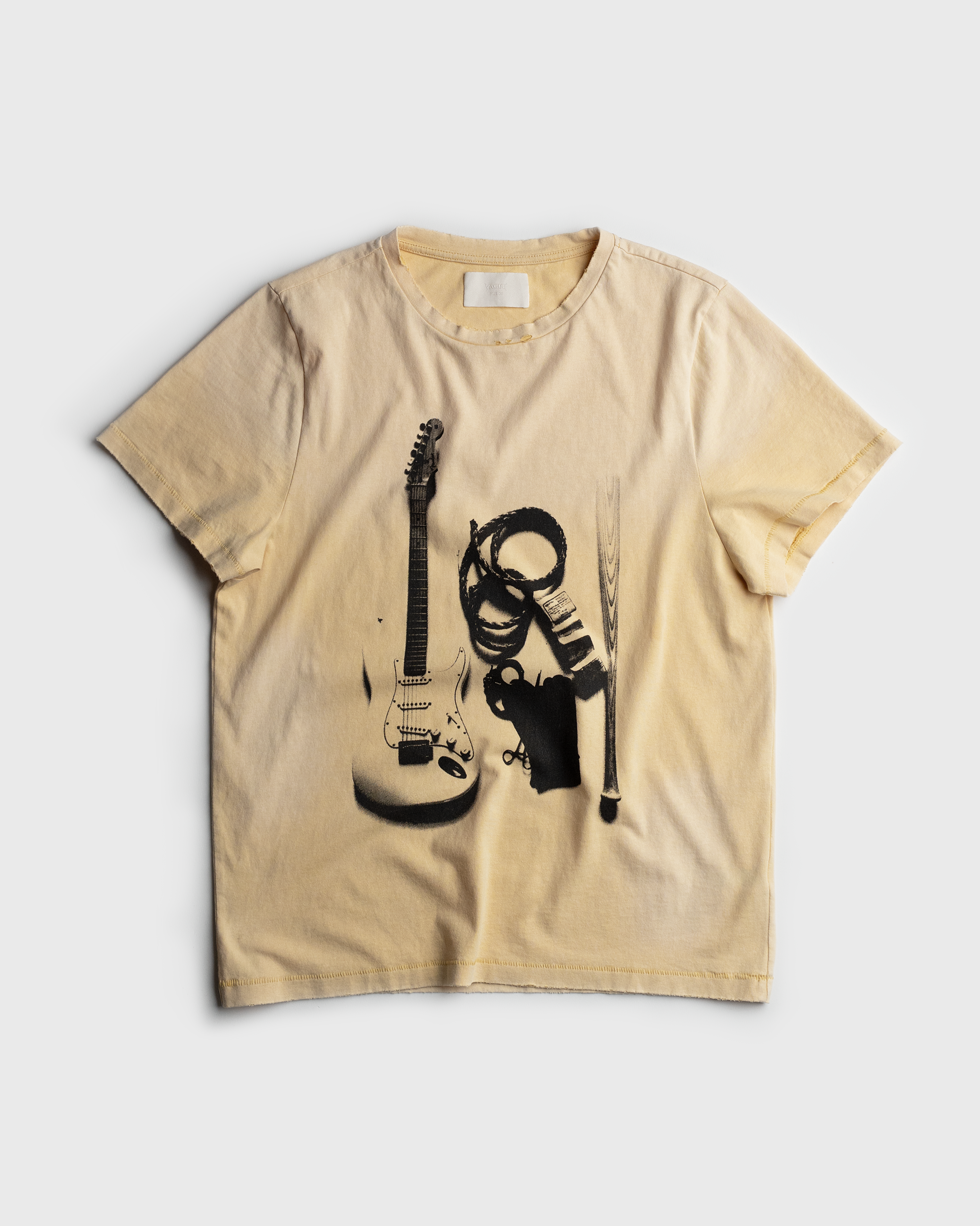 BYSTANDER SLIM TEE [VINTAGE YELLOW]