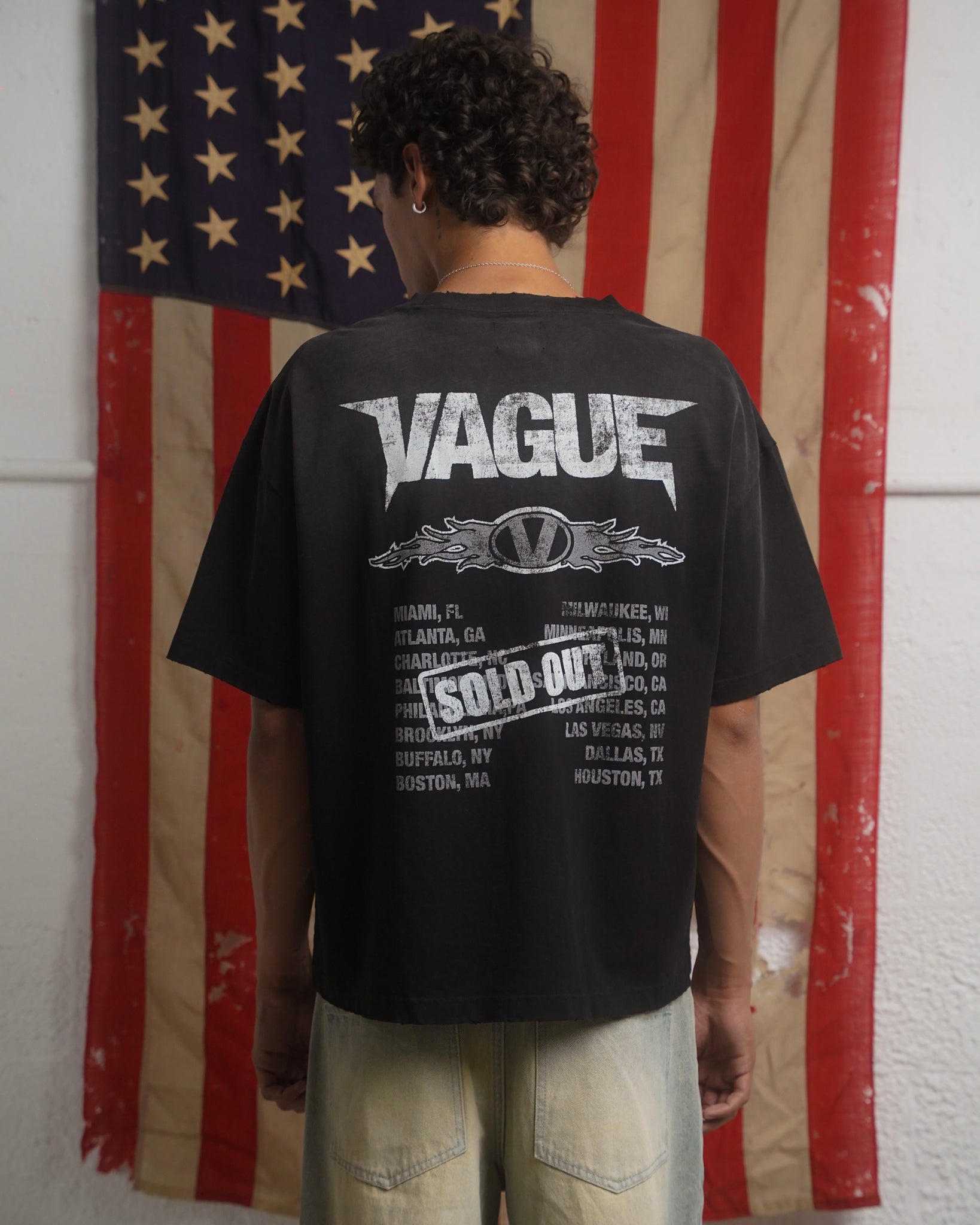 TOUR TEE [FADED BLACK]