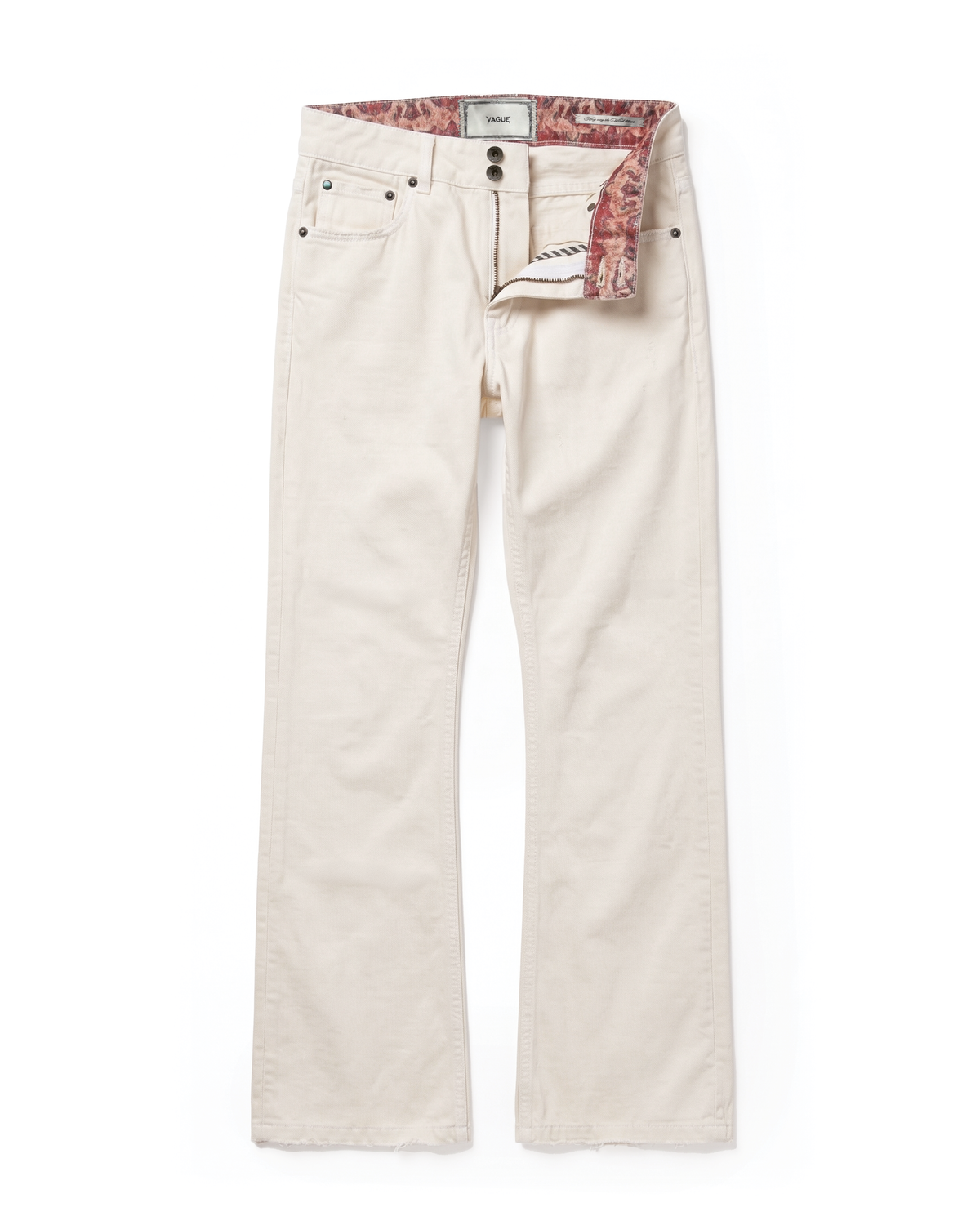 CIGARETTE BOOTCUT DENIM [OFF WHITE]