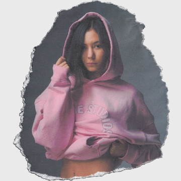 COLLEGIATE HOODIE [SUNBEAT PINK] – VAGUE Studios
