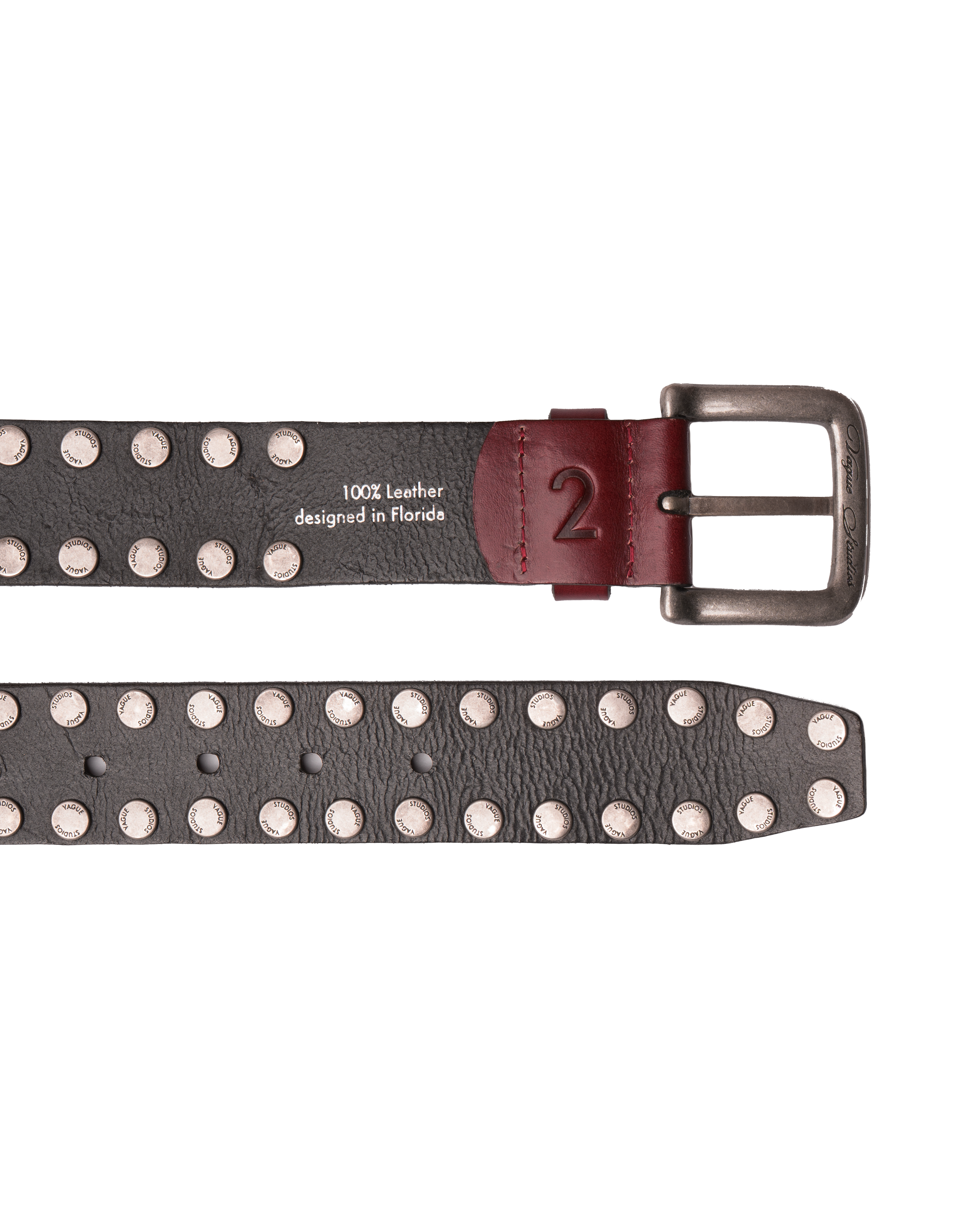 SONGBIRD STUDDED BELT [LIPSTICK]