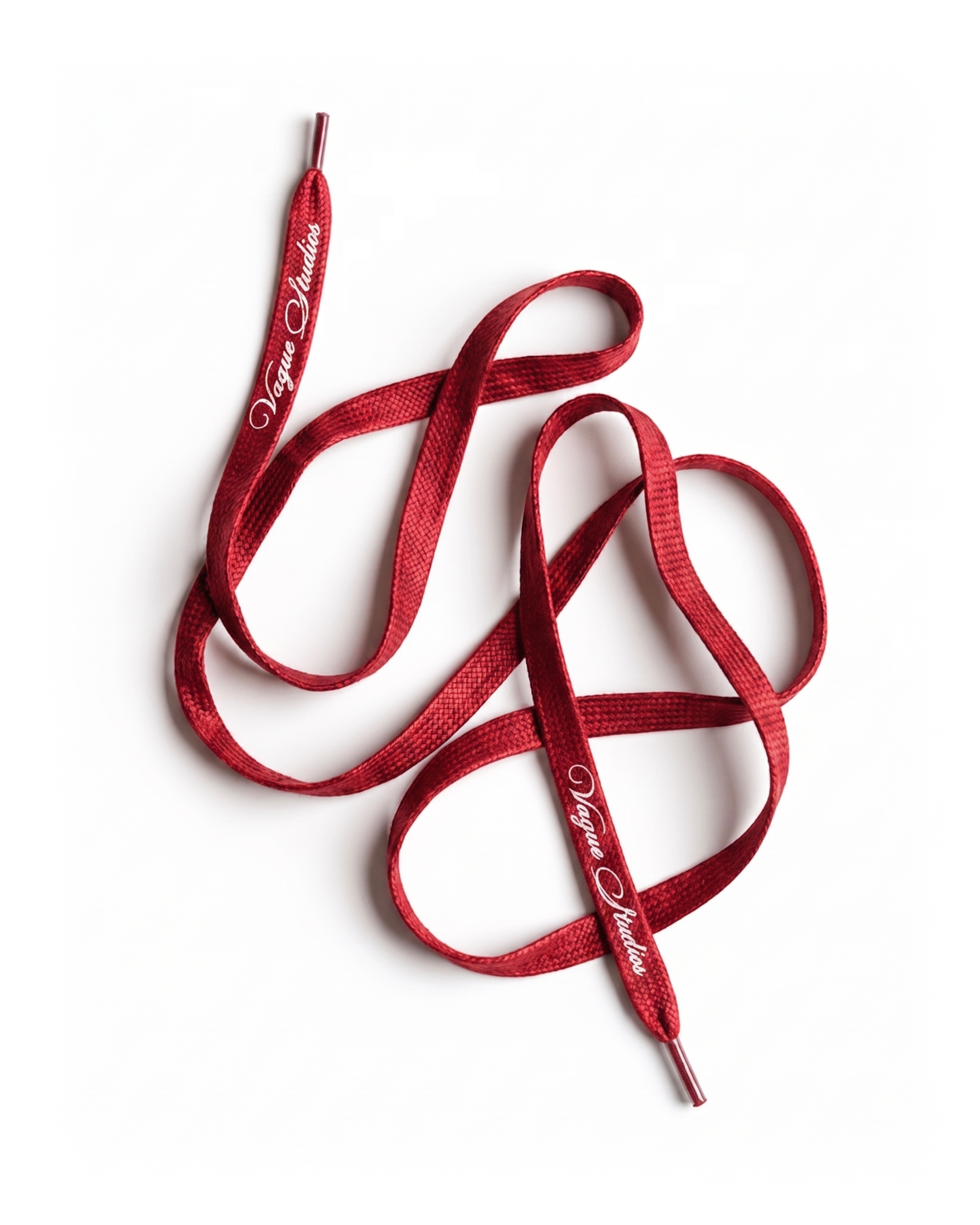 WAXED SHOELACE BELT [RED]