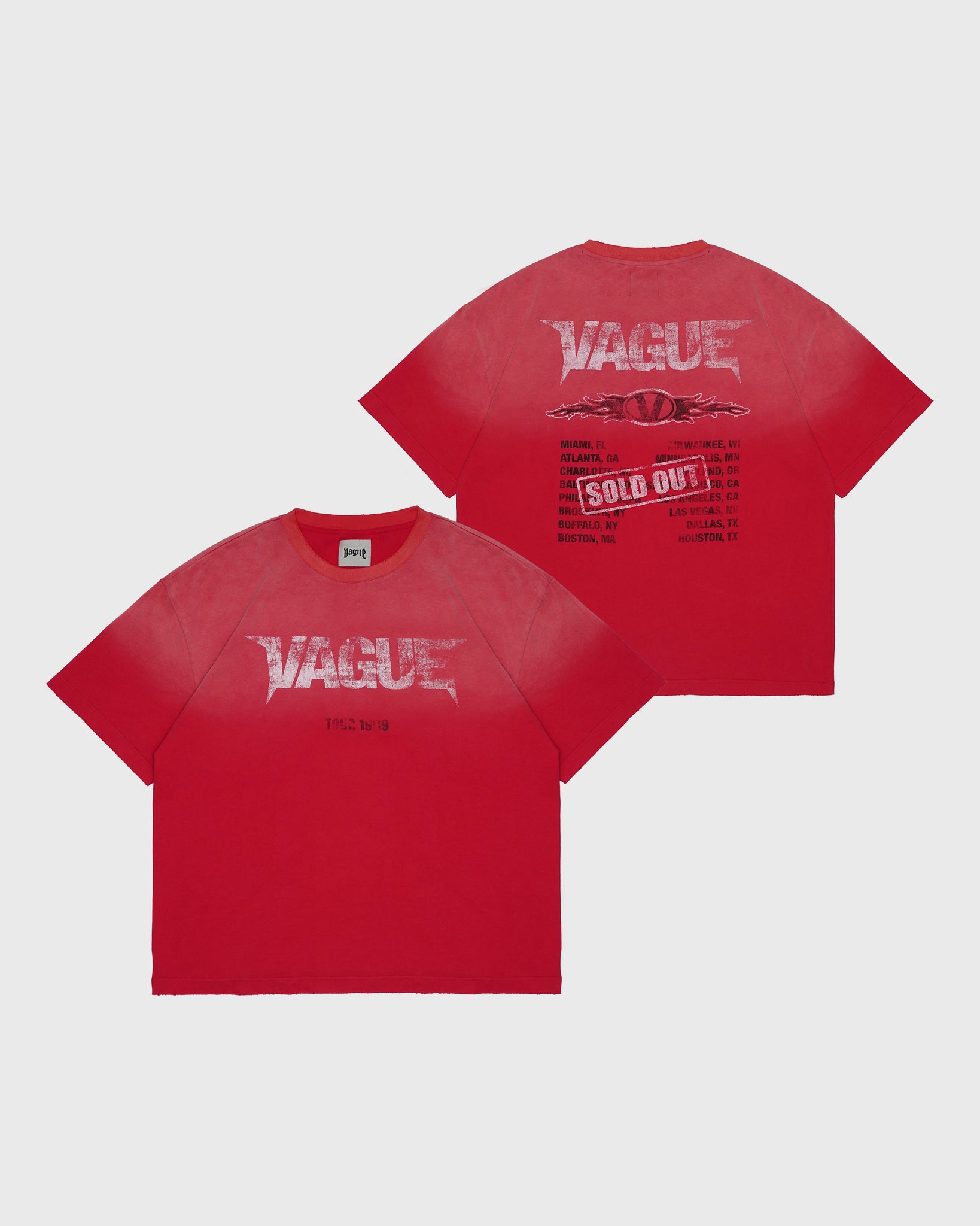TOUR TEE [FADED RED]