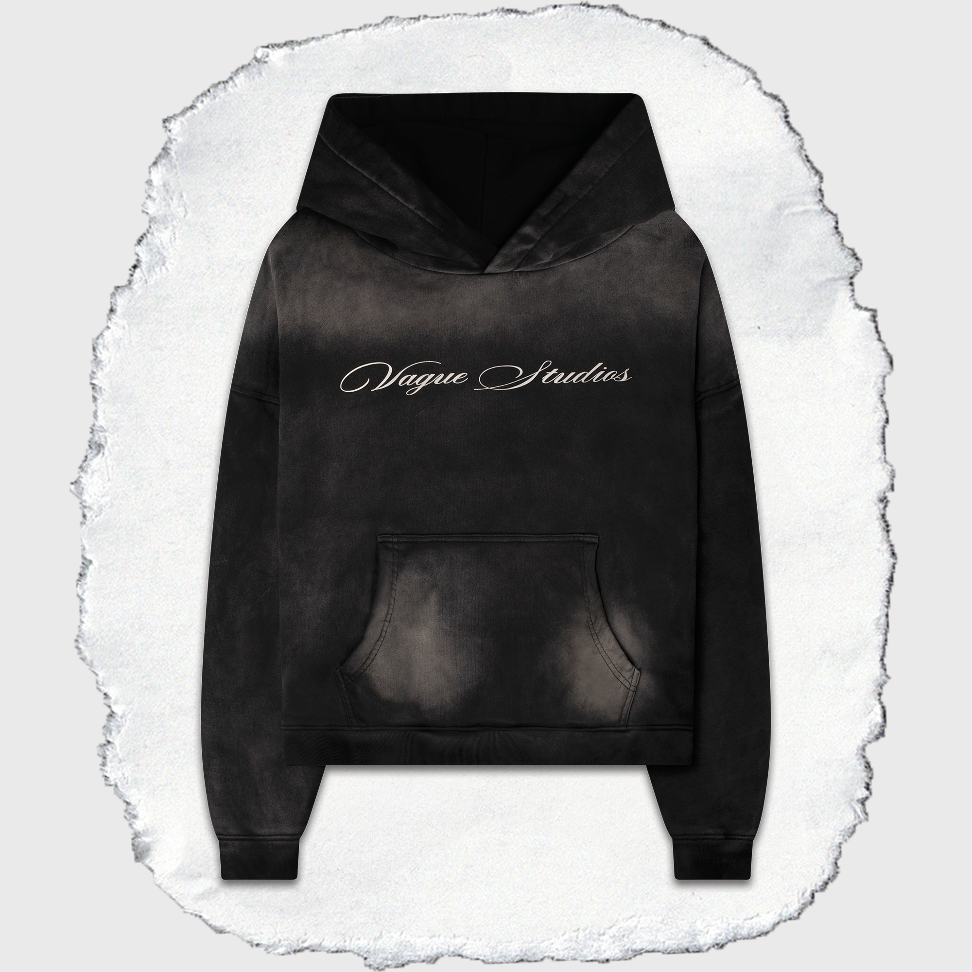 SCRIPT HOODIE [SUNBEAT BLACK]
