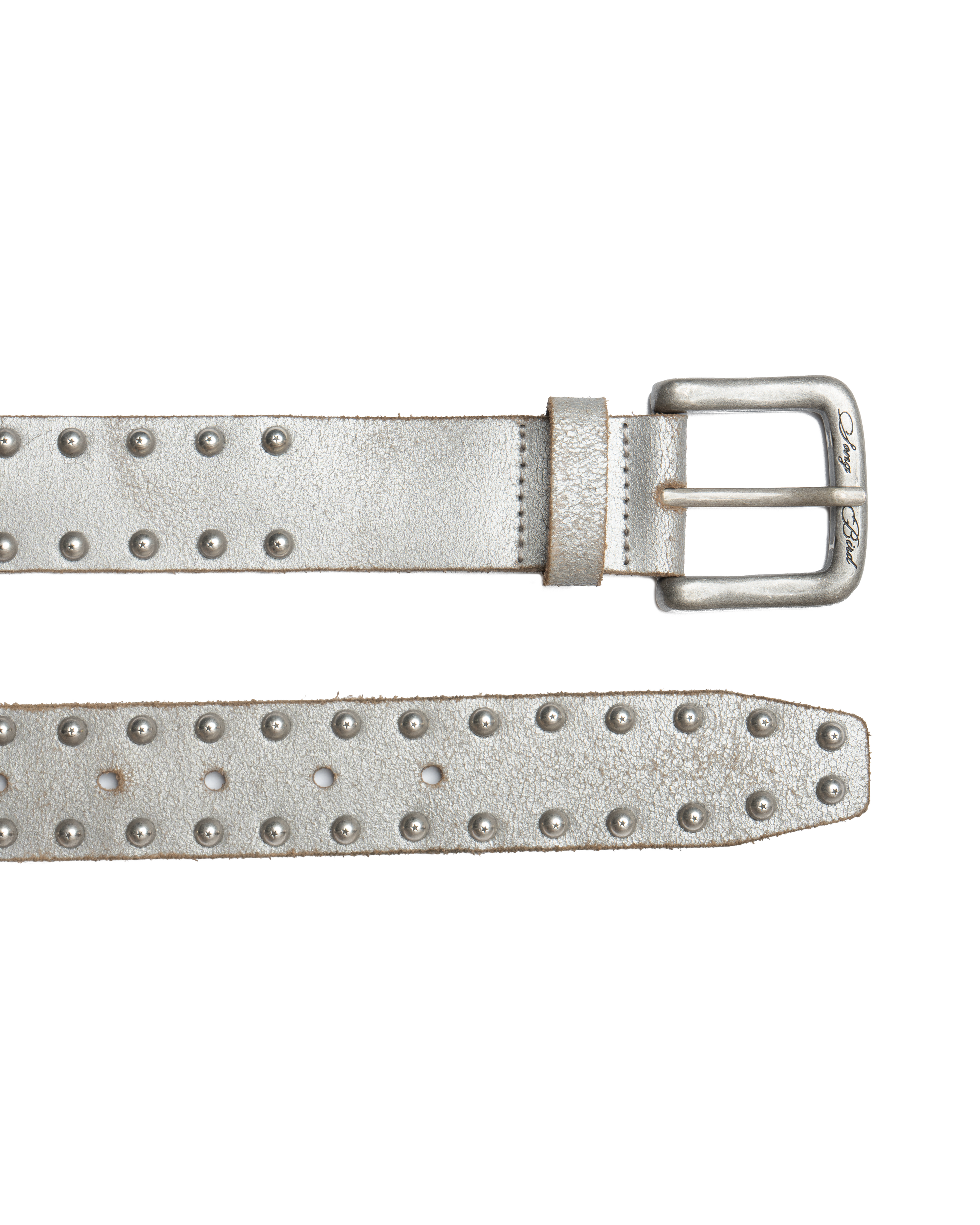 SONGBIRD STUDDED BELT [CRACKED SILVER]