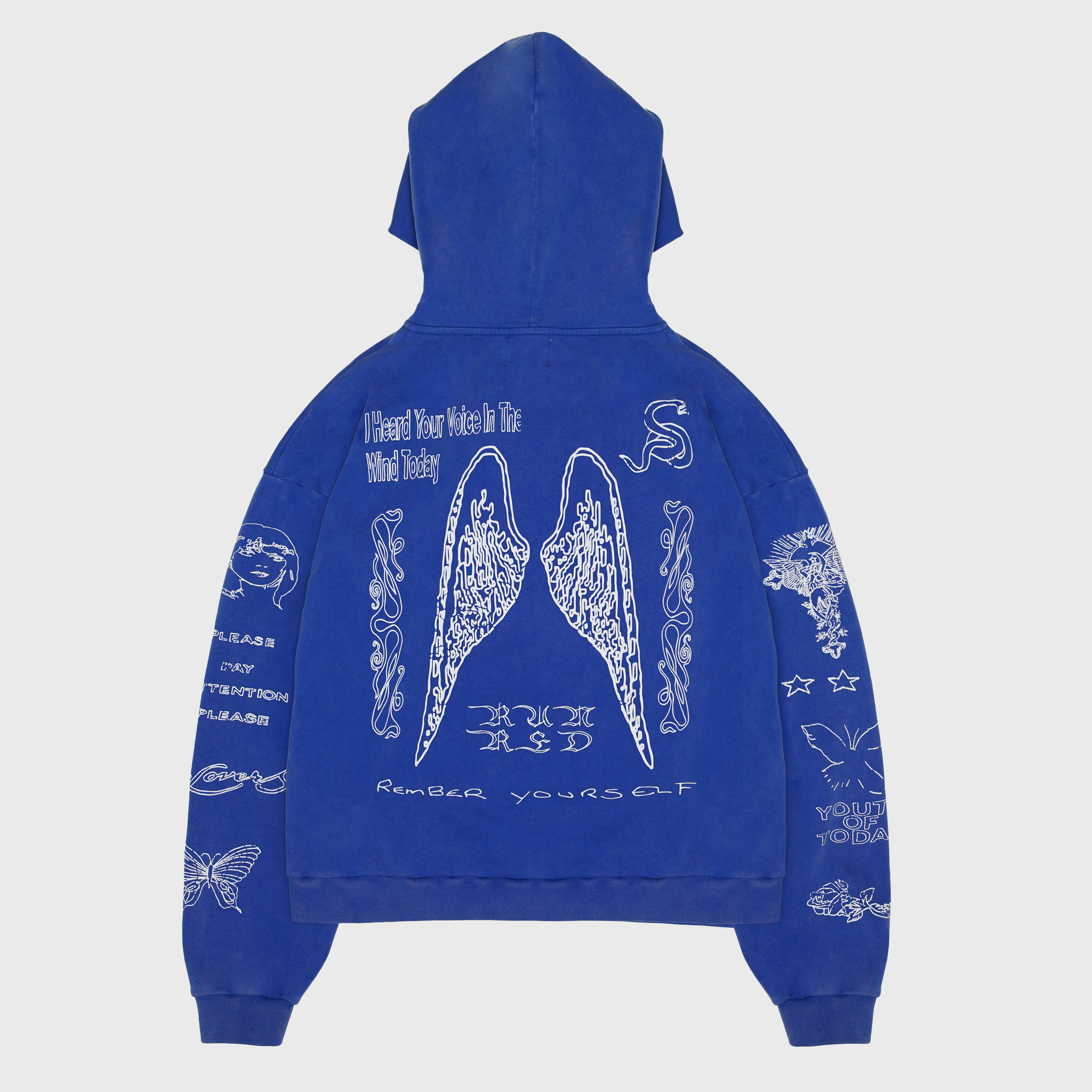 SKIN DEEP HOODIE [BLUE]