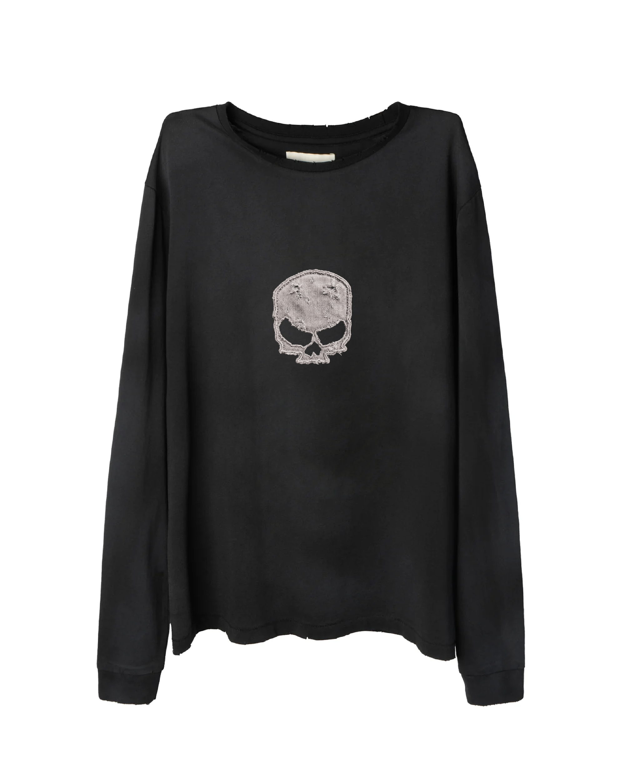 SKULL LONGSLEEVE [SUNBEAT BLACK]