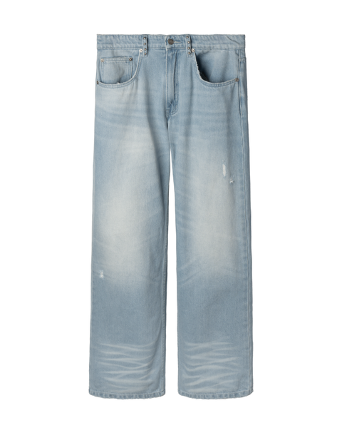 STUDIOUS別注 USED WIDE FIT JEANS DENIM STUDIO DENIM [COAST] – VAGUE Studios