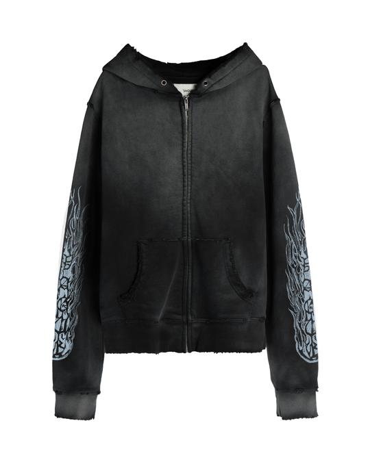 THRASH ZIP-UP [SUNBEAT BLACK] – VAGUE Studios
