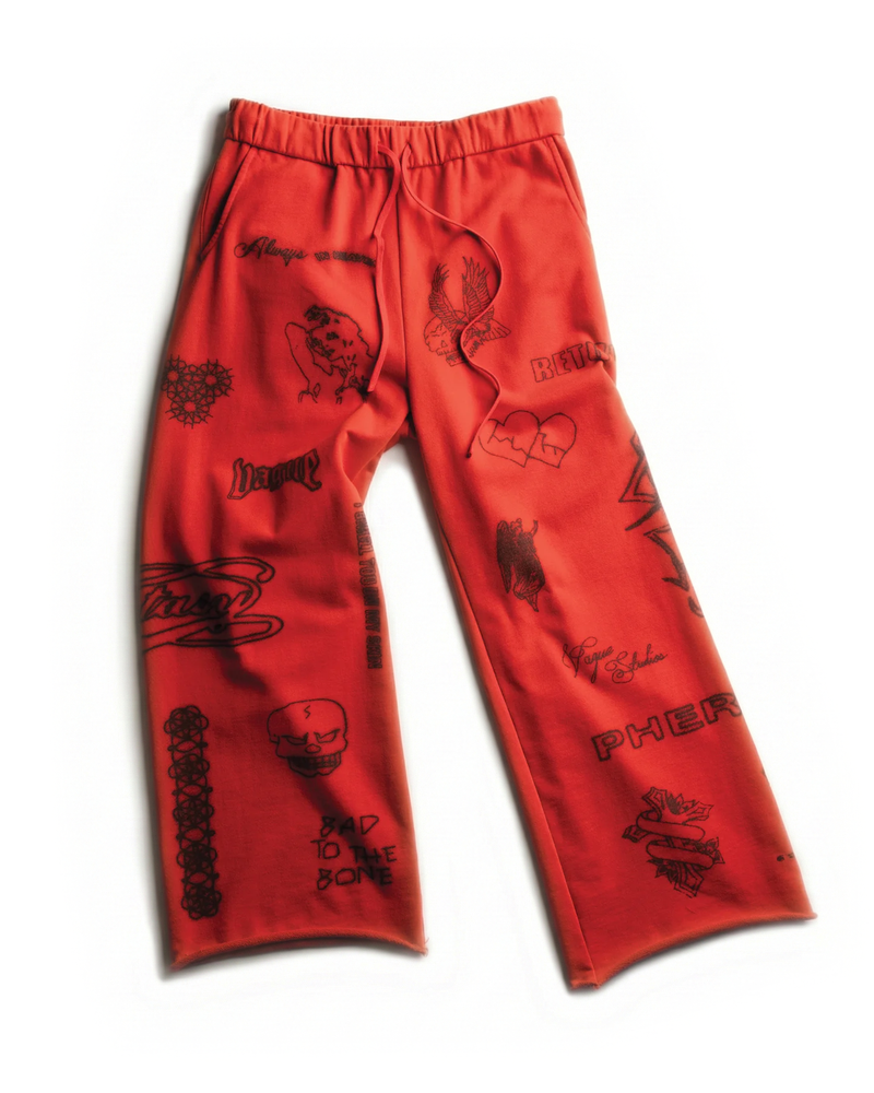 SKIN DEEP SWEATPANTS [RED]