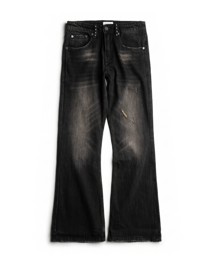 CIGARETTE BOOTCUT DENIM [ASPHALT]