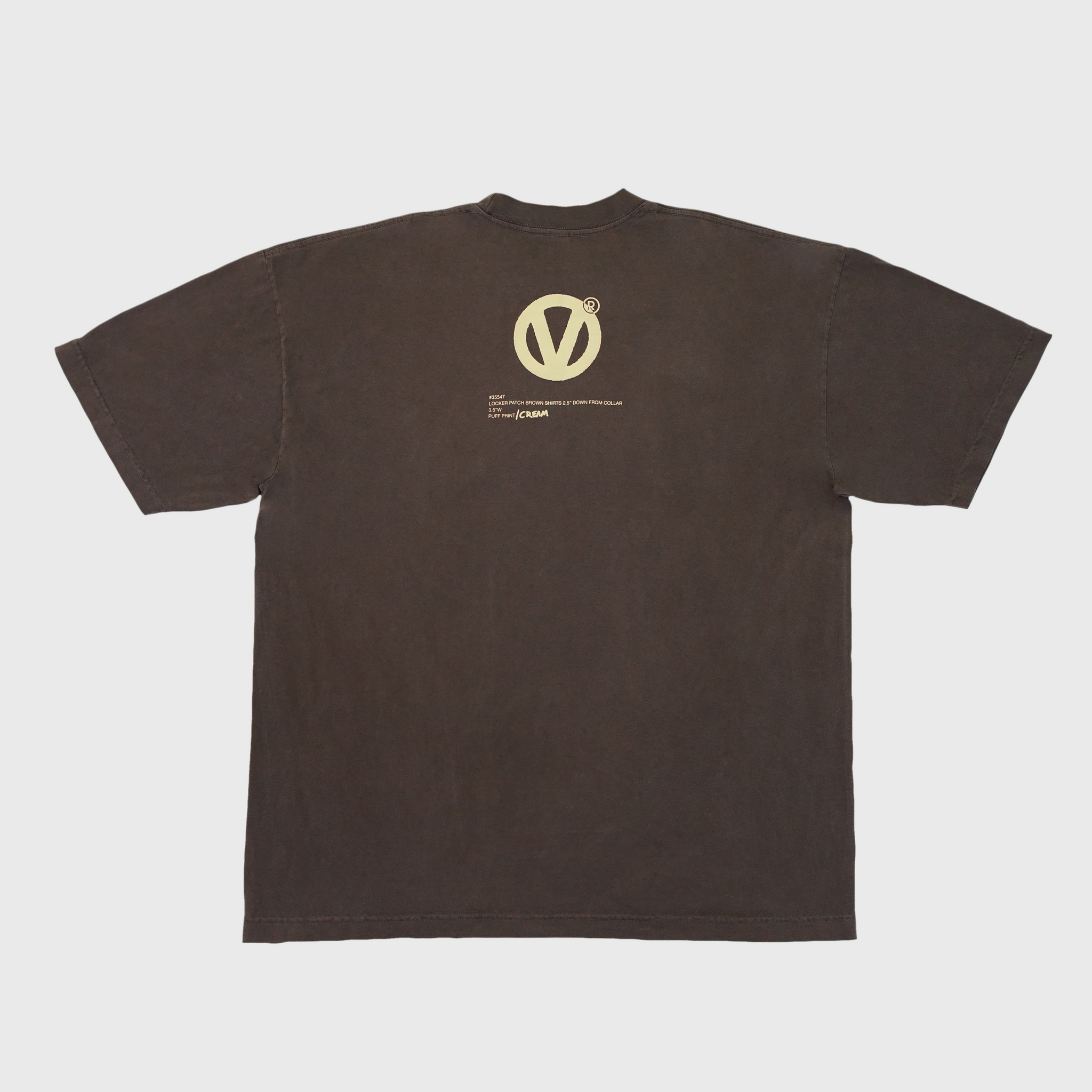 DECONSTRUCTED TEE [MOCHA]