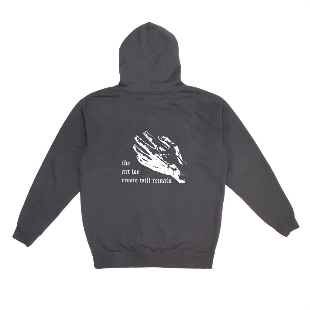 VAGUE LOGO ZIP-UP [GRAY]