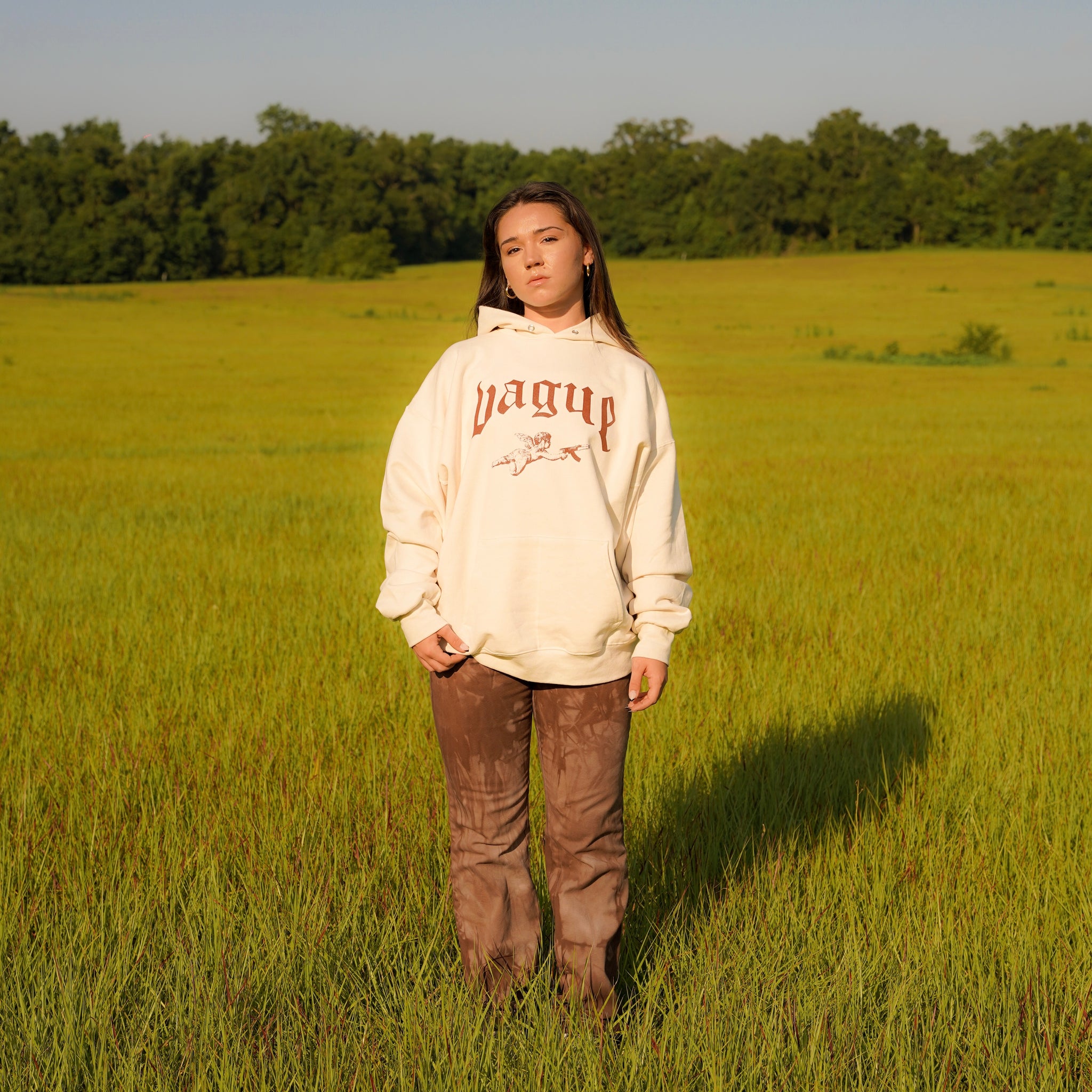 GUARDIAN ANGEL HOODIE [CREAM]