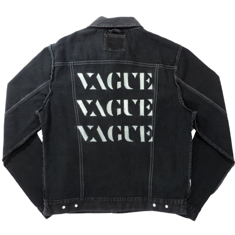 REVERSIBLE DENIM JACKET [BLACK]