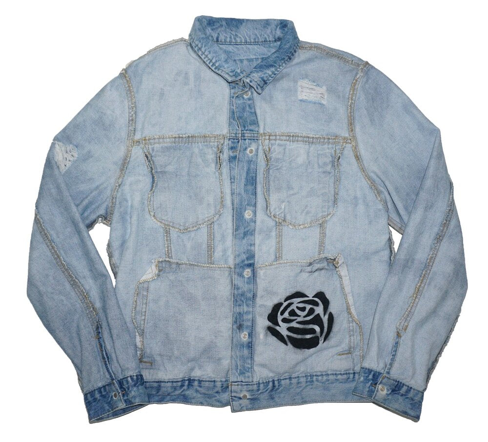 REVERSIBLE DENIM JACKET [WATER]