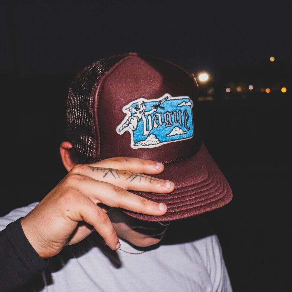 GUARDIAN ANGEL TRUCKER HAT [BROWN]