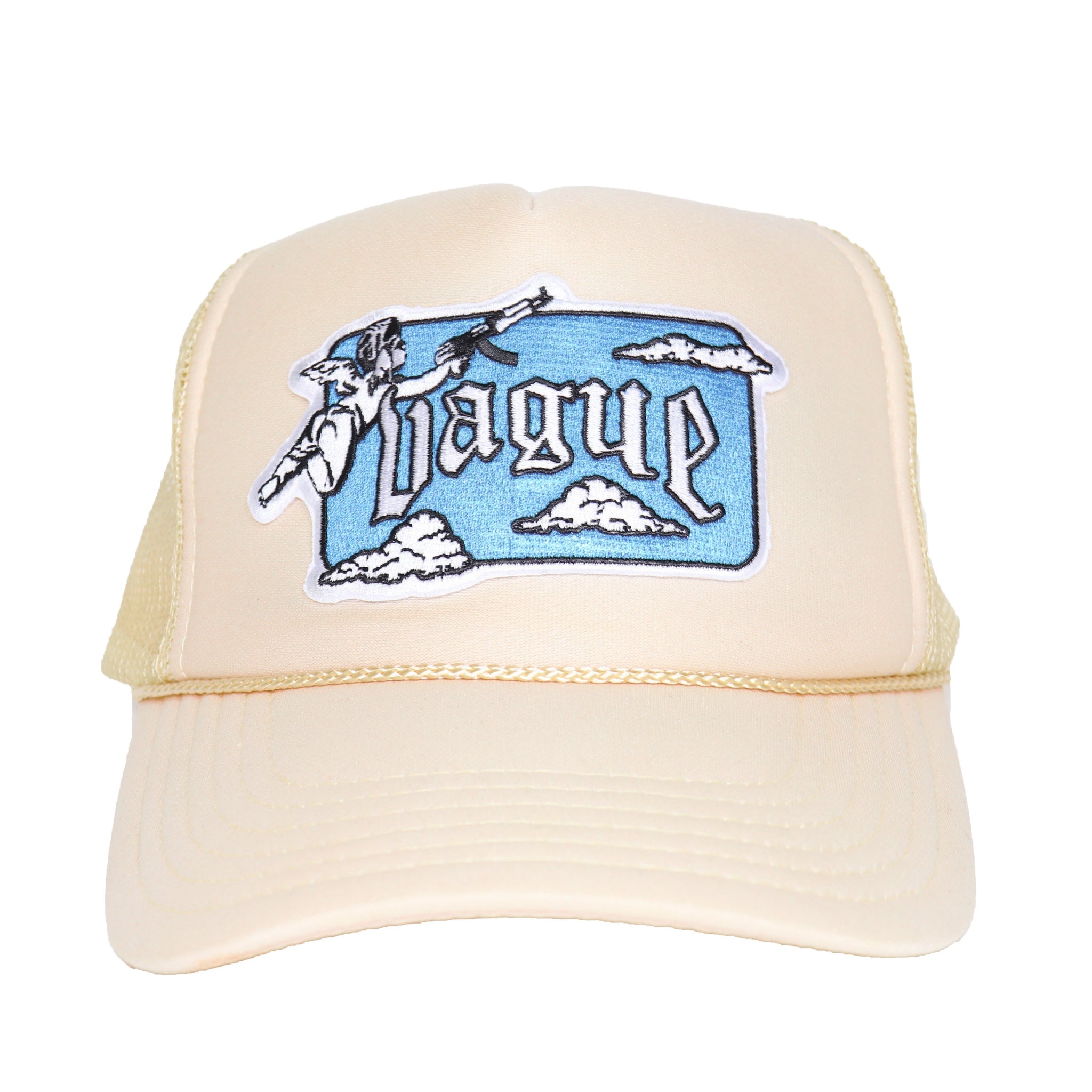 GUARDIAN ANGEL TRUCKER HAT [CREAM]