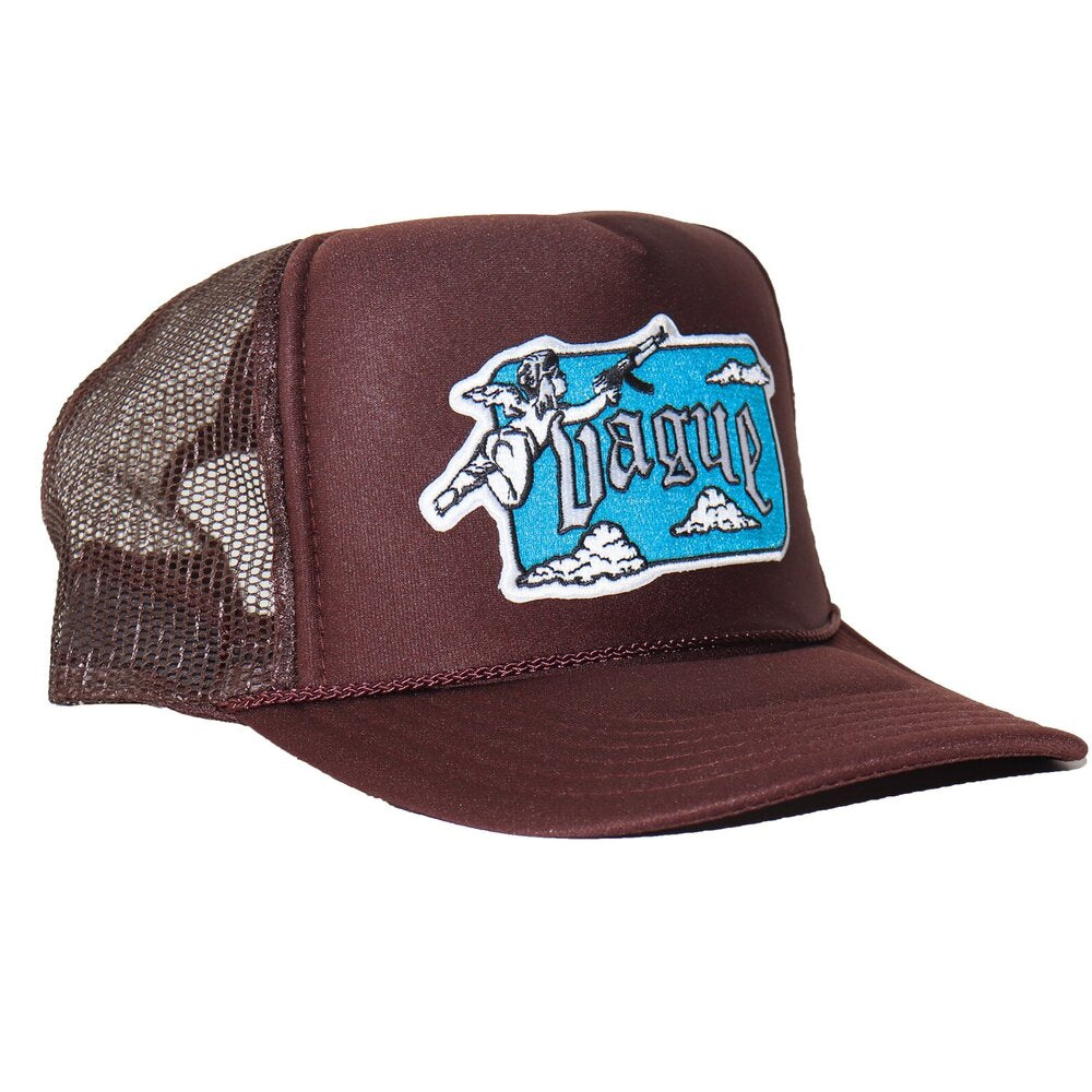 GUARDIAN ANGEL TRUCKER HAT [BROWN]