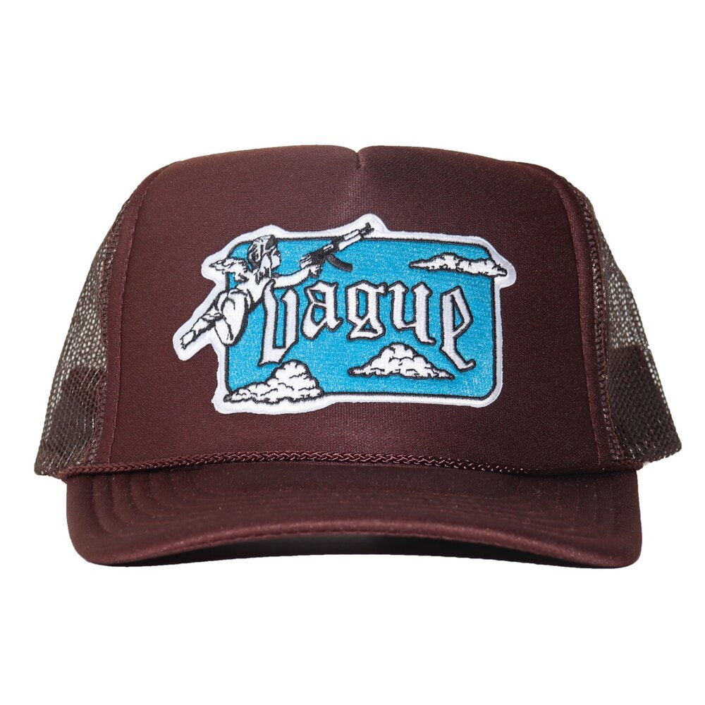 GUARDIAN ANGEL TRUCKER HAT [BROWN]