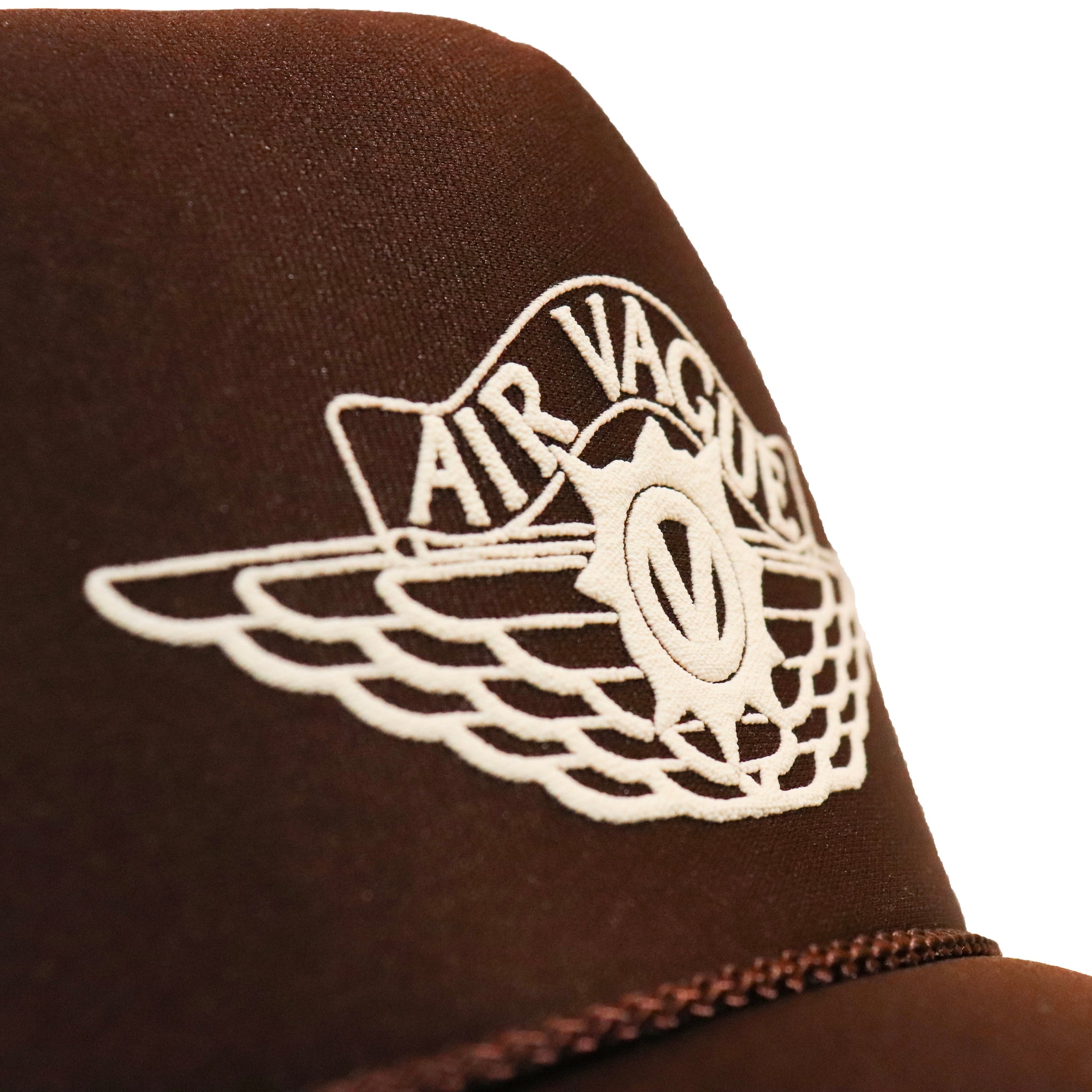 zAIR VAGUE TRUCKER HAT [BROWN]