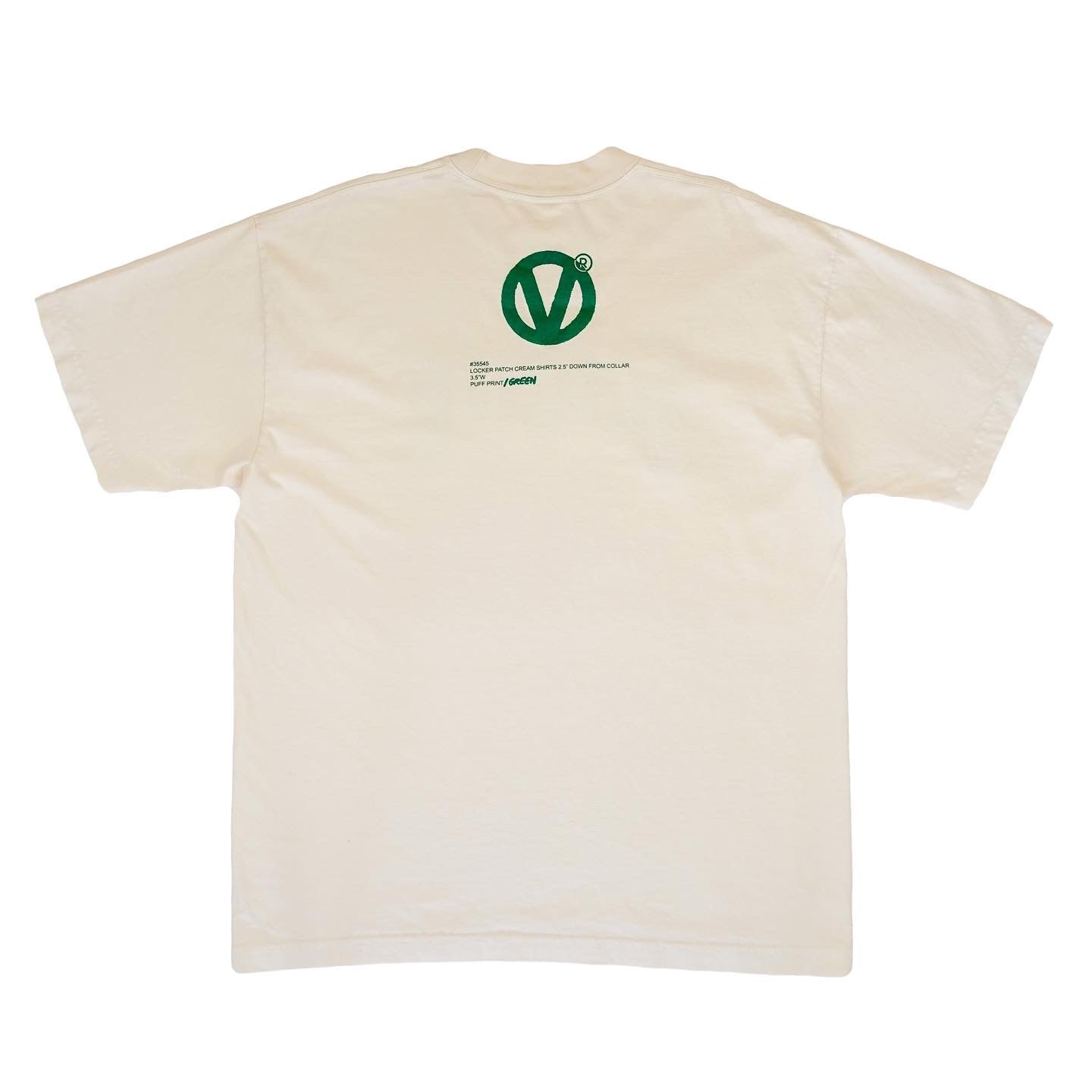 VAGUE DECONSTRUCTED TEE [CREAM]